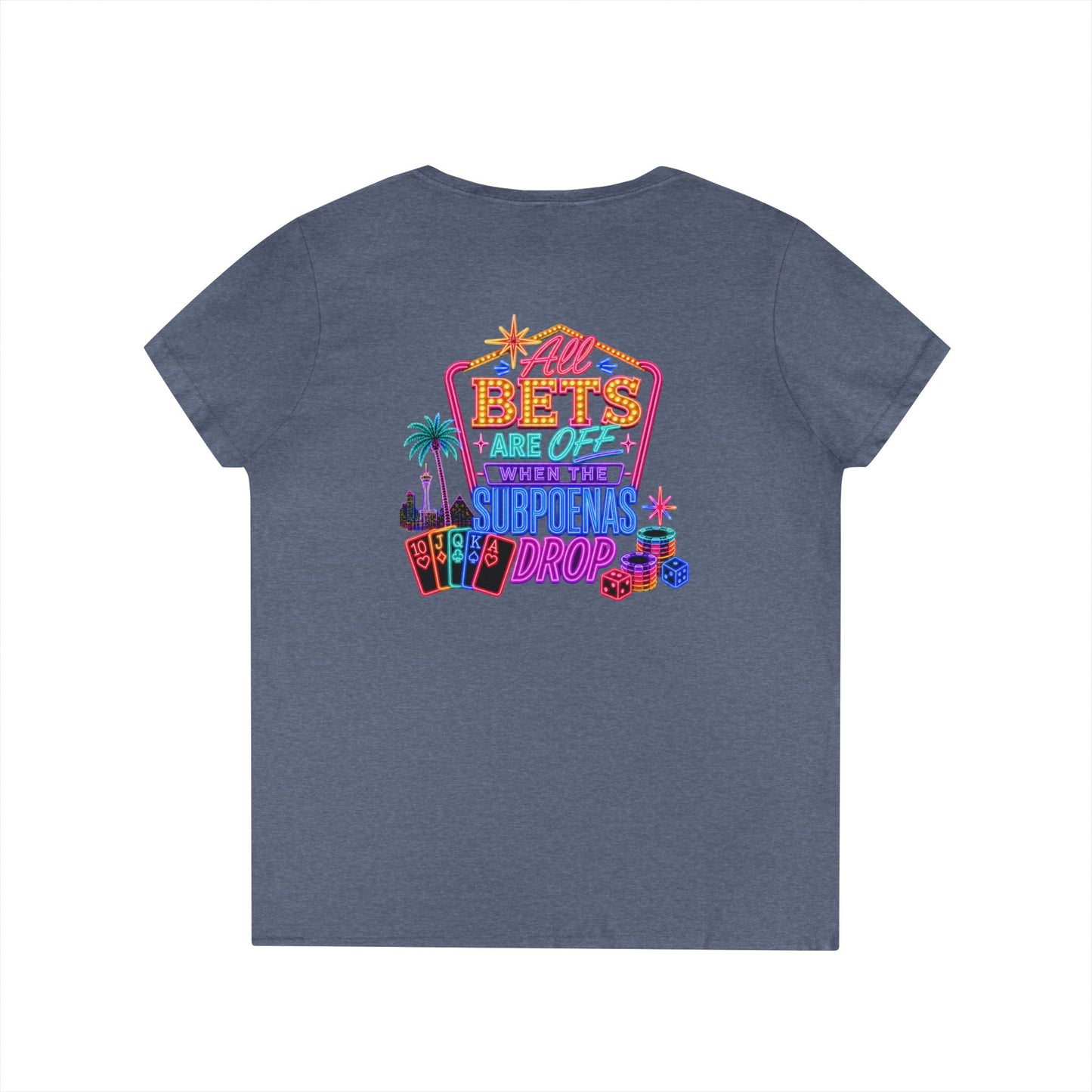 Bets Off ' V-Neck T-Shirt Crime Con 26'