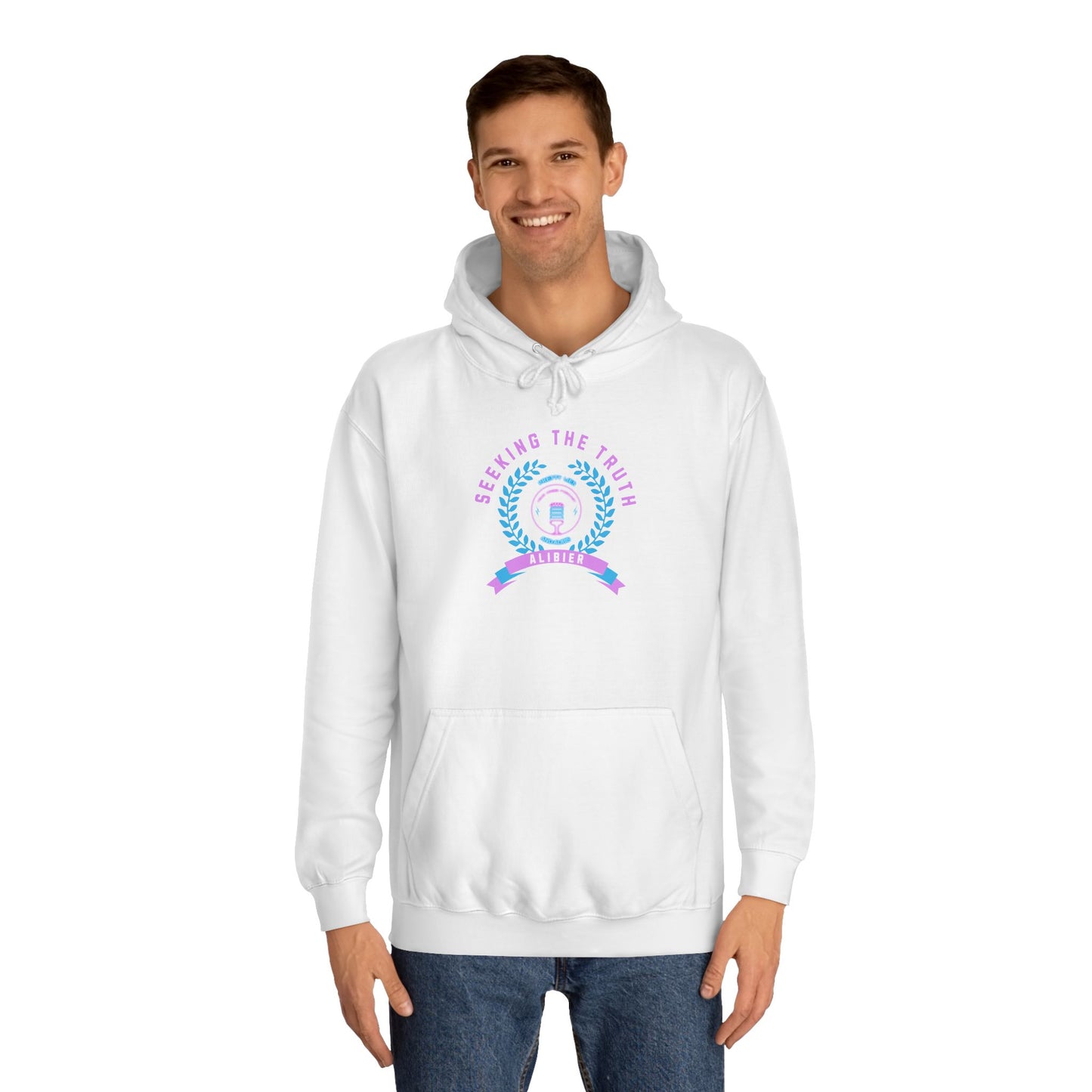 Alibier Logo Seeking The Truth Unisex College Hoodie