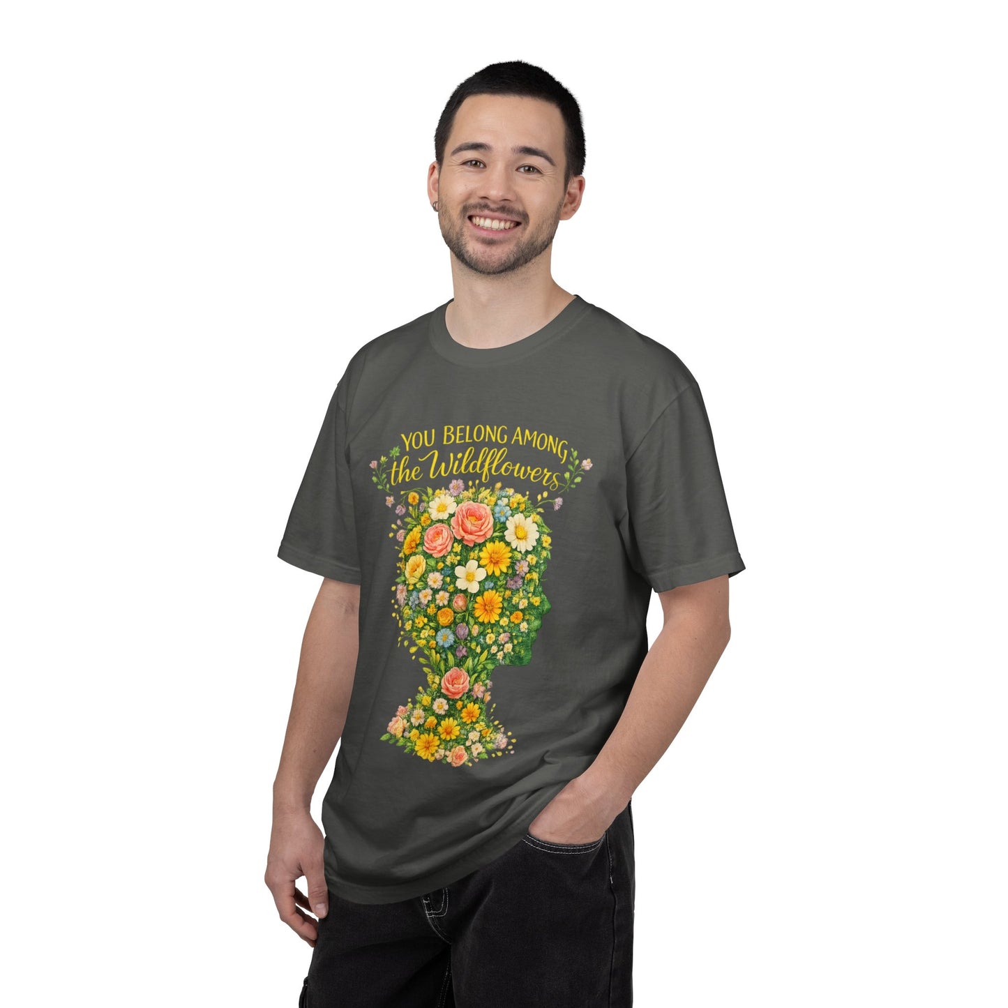 NEW Lyrics T‑Shirt — “You Belong Among the Wildflowers”