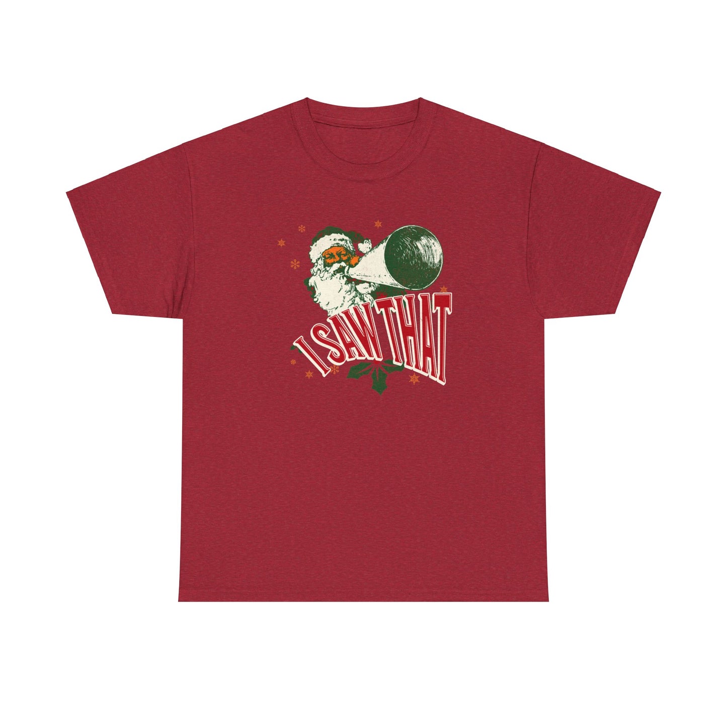 I Saw That - Unisex Christmas Heavy Cotton Tee