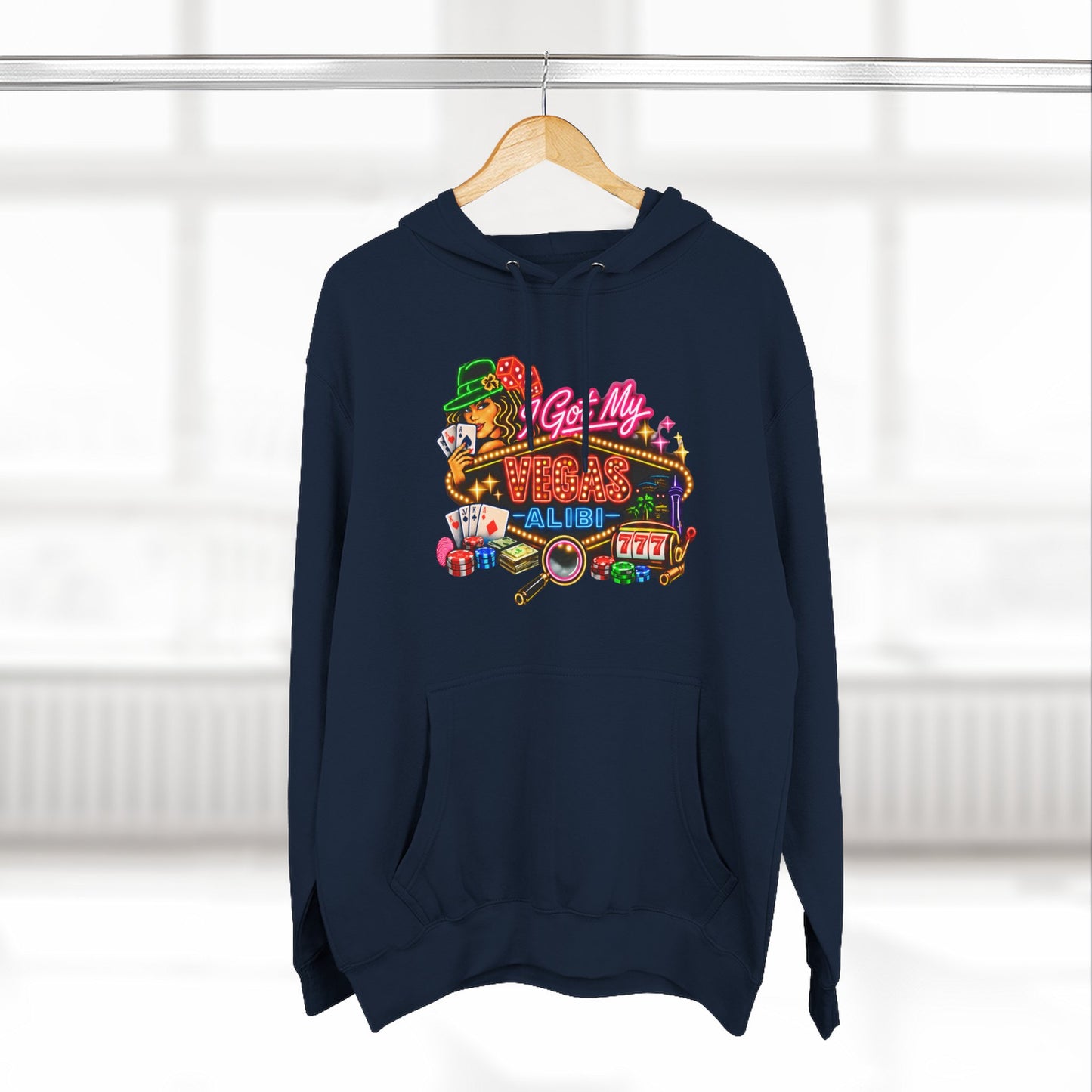 Hoodie — 'I Got My Vegas Alibi' (No Logo)