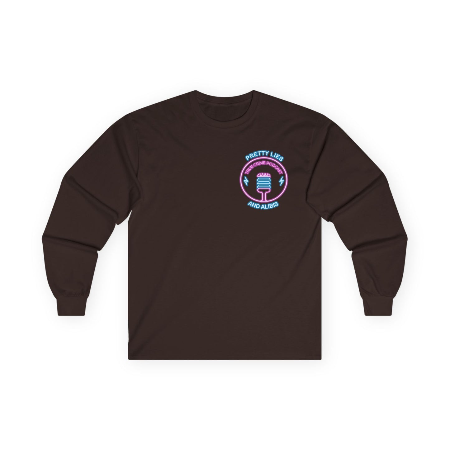 Neon 'What Happens in Vegas' Long Sleeve Tee -Crime Con 26'