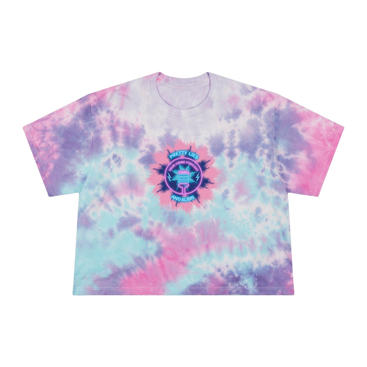 Faded Tie Dye Women's Tie-Dye Crop Tee