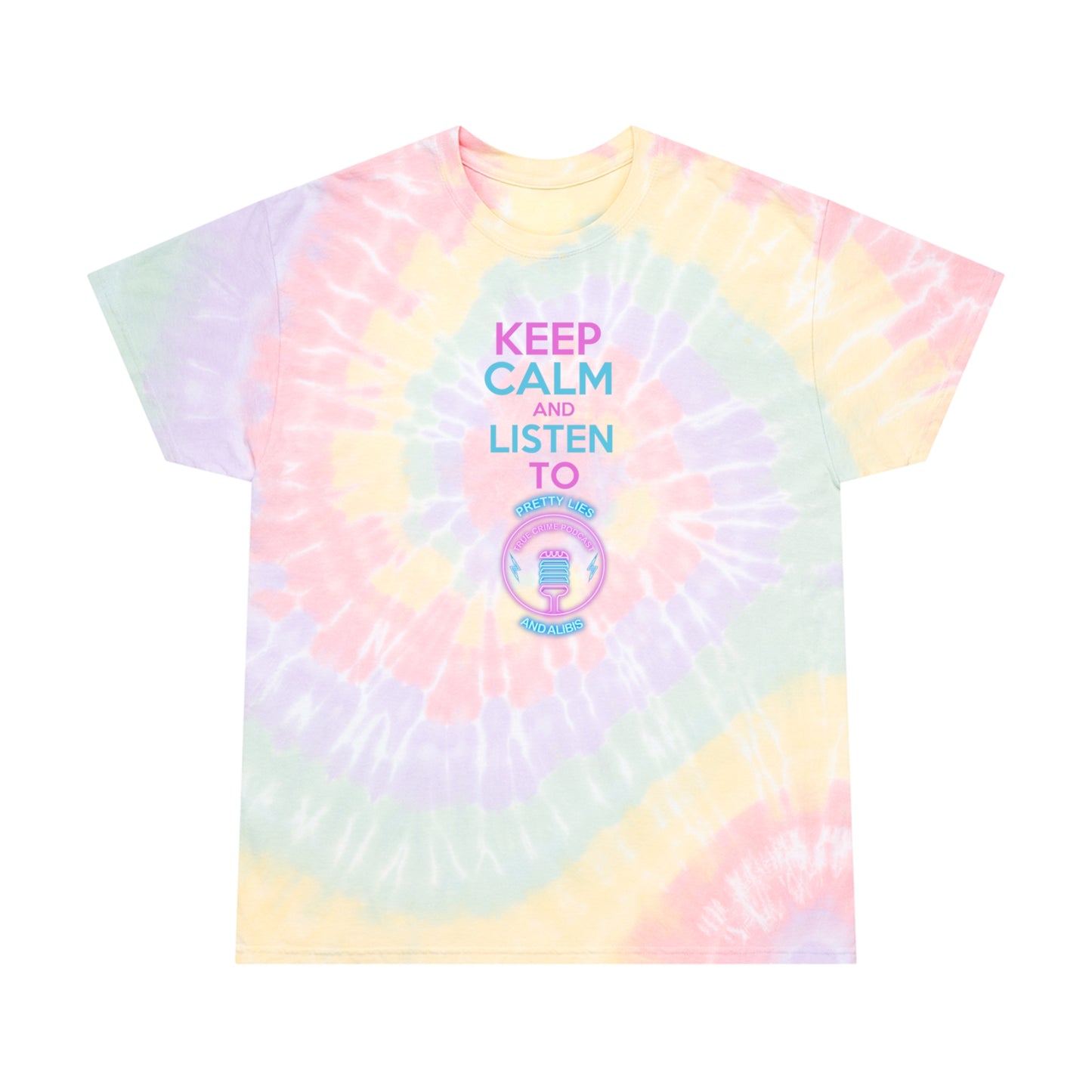 Keep Calm Tie-Dye Tee, Spiral