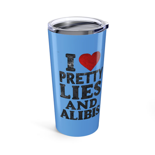 NEW! I Love Reality Lies and Cannabis Tumbler - 20oz Insulated Travel Mug