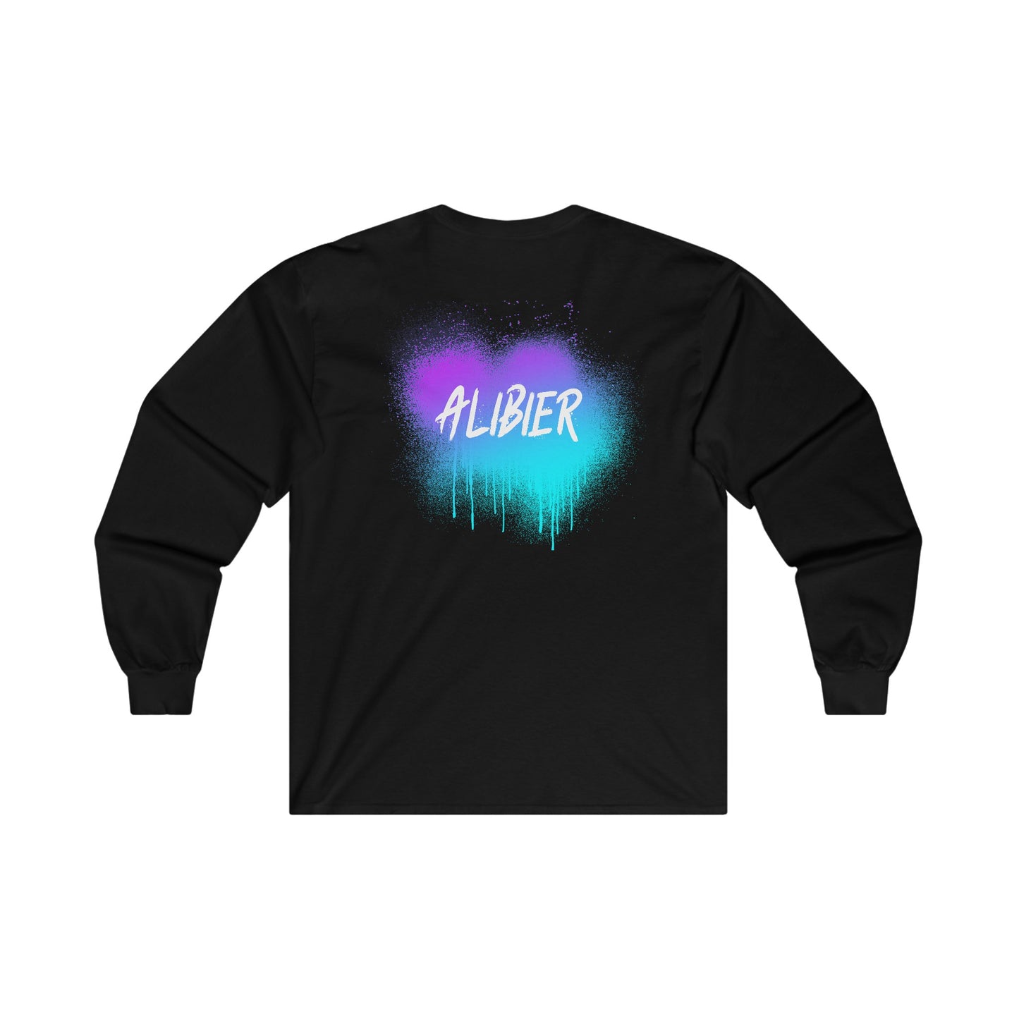 Alibier Spray Paint Unisex Ultra Cotton Long Sleeve Tee