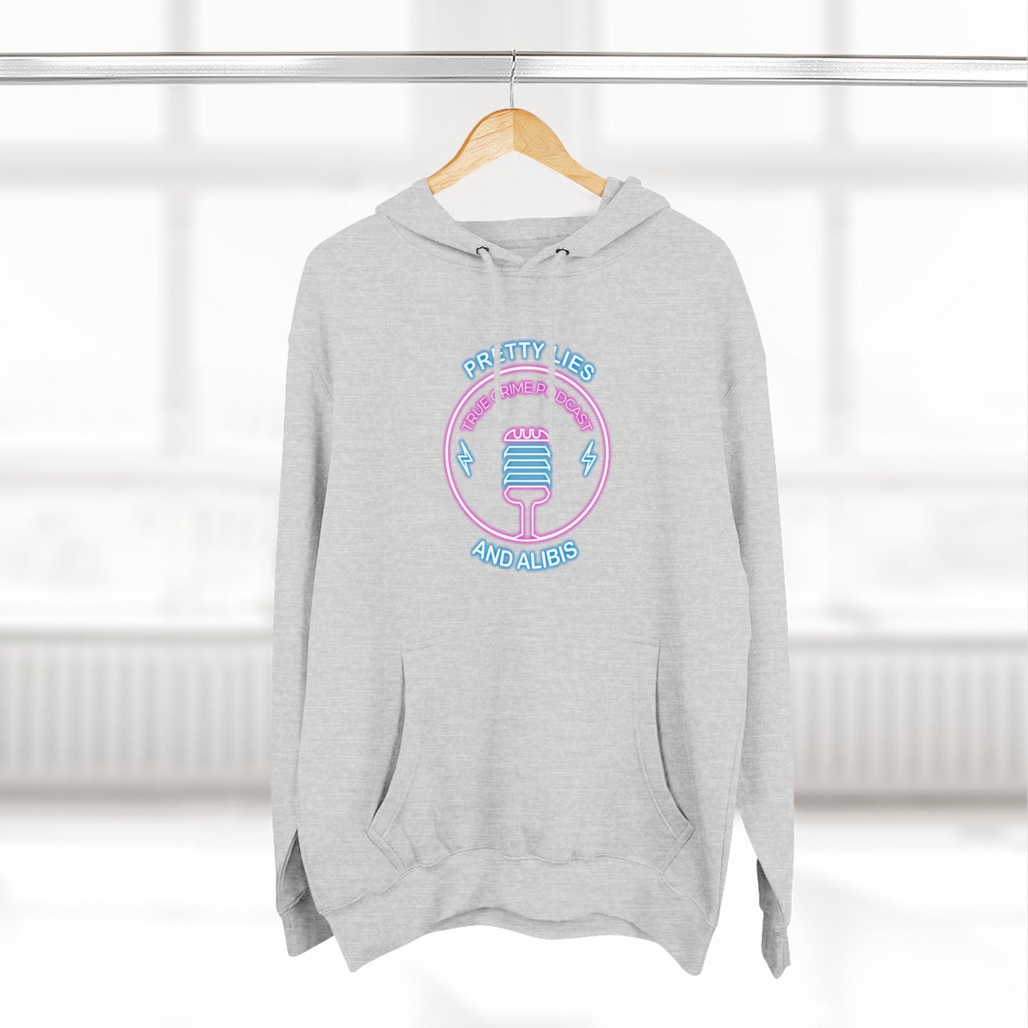 Retro Vegas Neon Hoodie — "What Happens In Vegas" (Design 2) Crime Con 26'