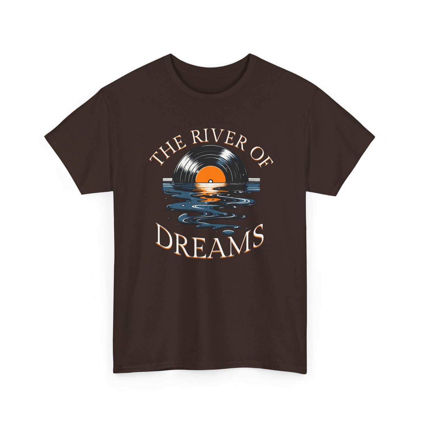 Unisex Heavy Cotton Lyrics Tee River of Dreams- New 2025