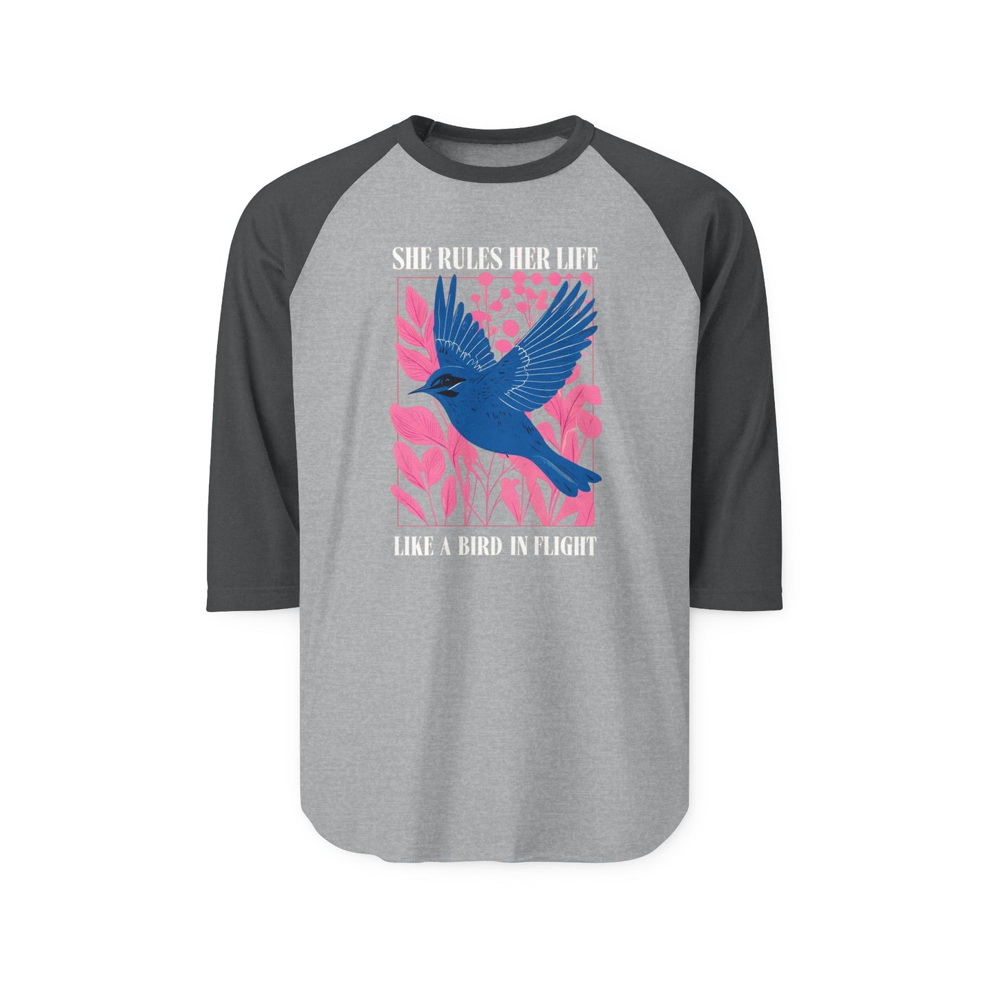 Three-Quarter Sleeve Raglan Shirt — Classic Baseball Style