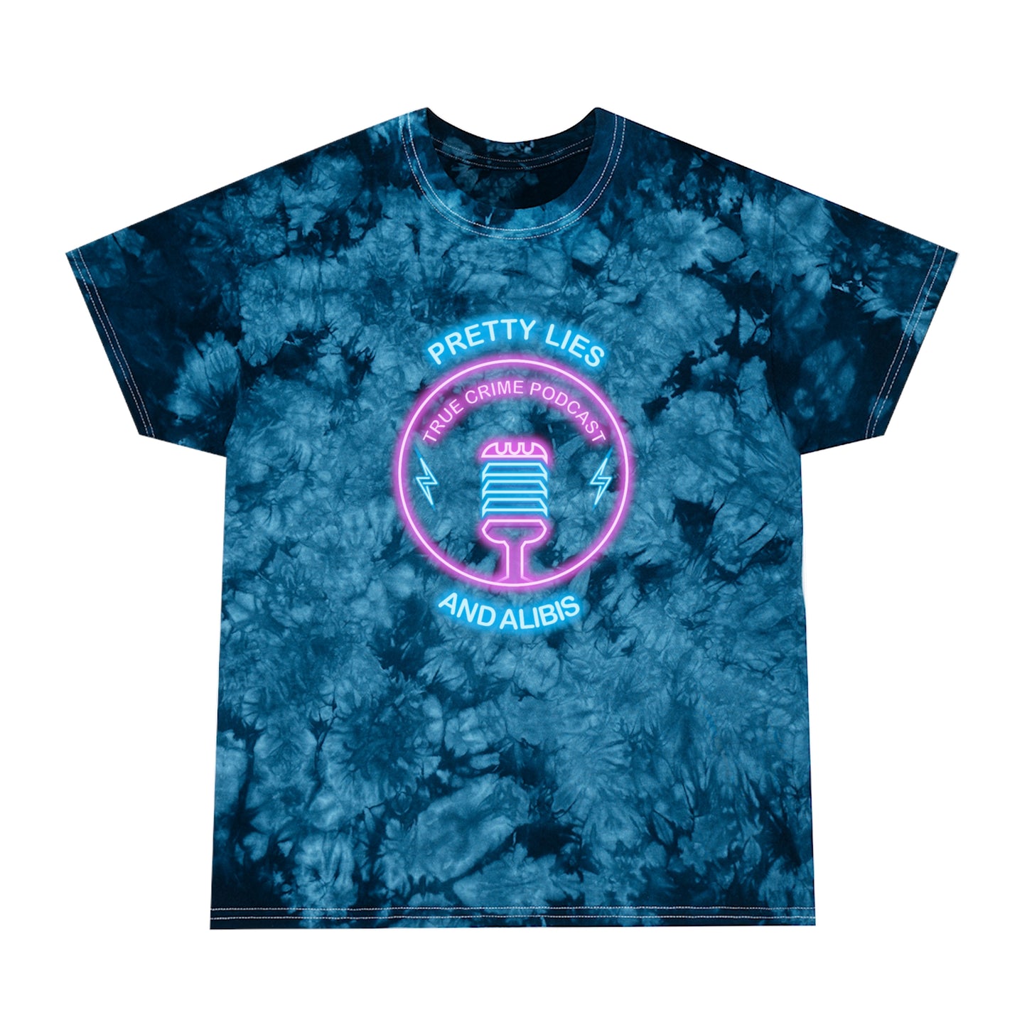 Logo Tie-Dye Tee, Crystal