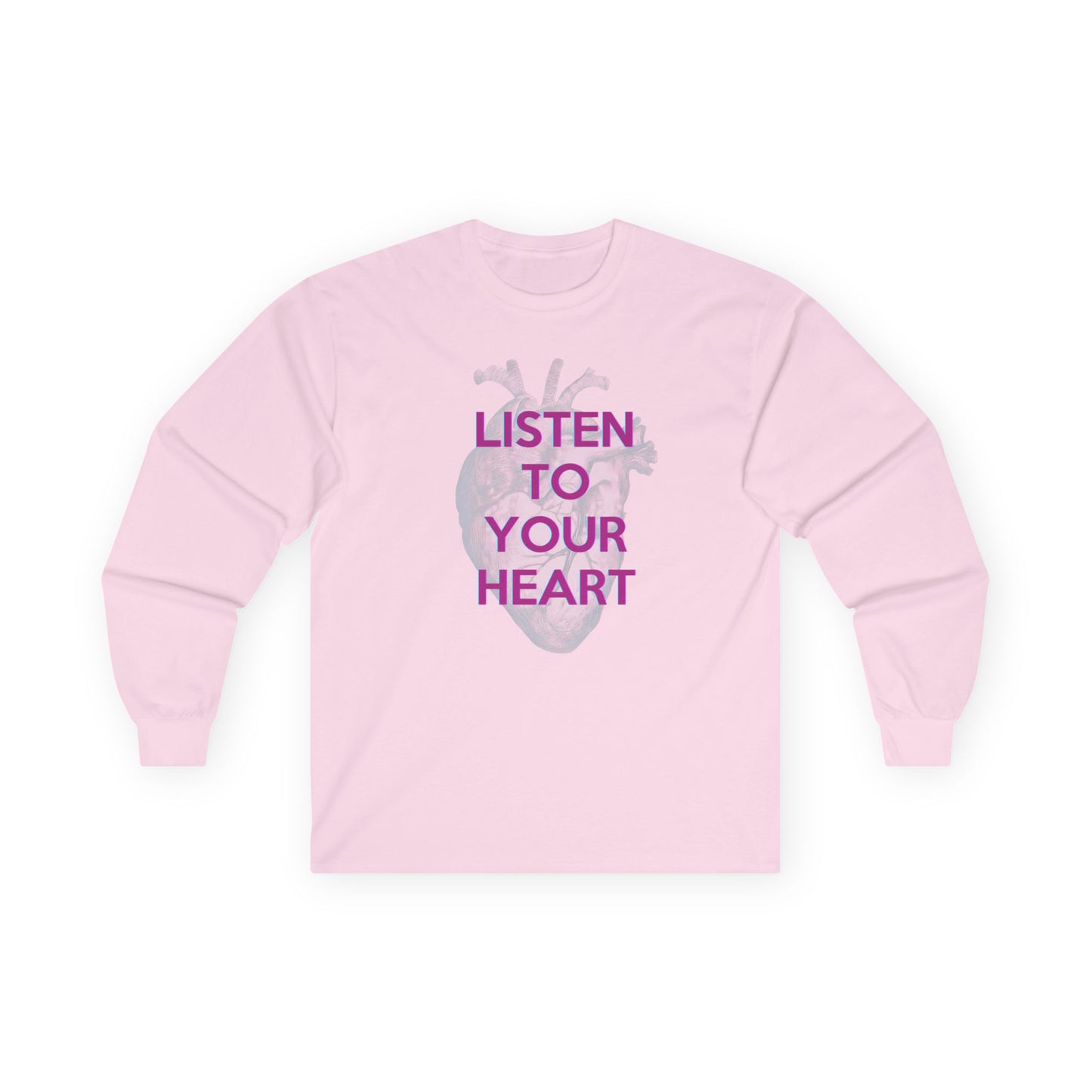 NEW! Listen to Your Heart Long Sleeve Tee