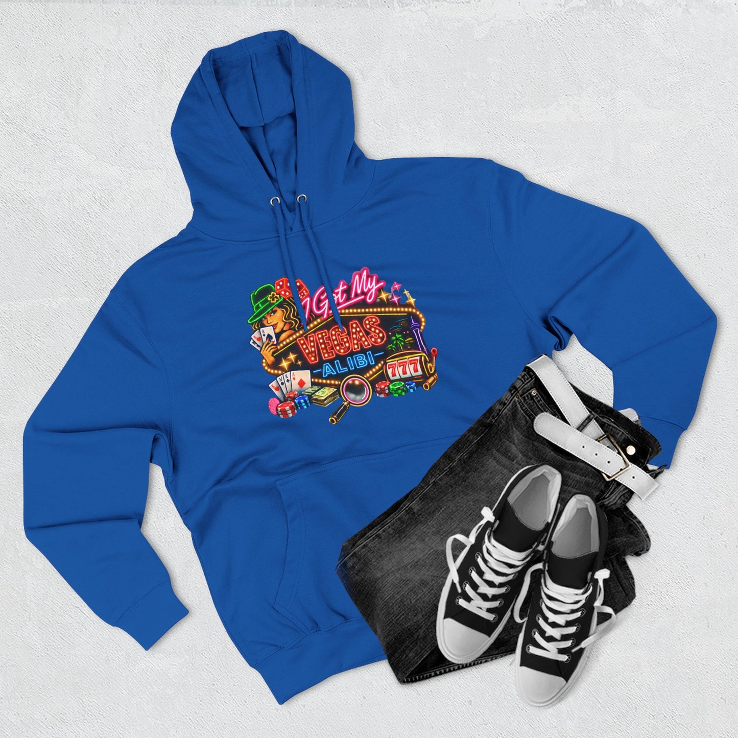 Hoodie — 'I Got My Vegas Alibi' (No Logo)