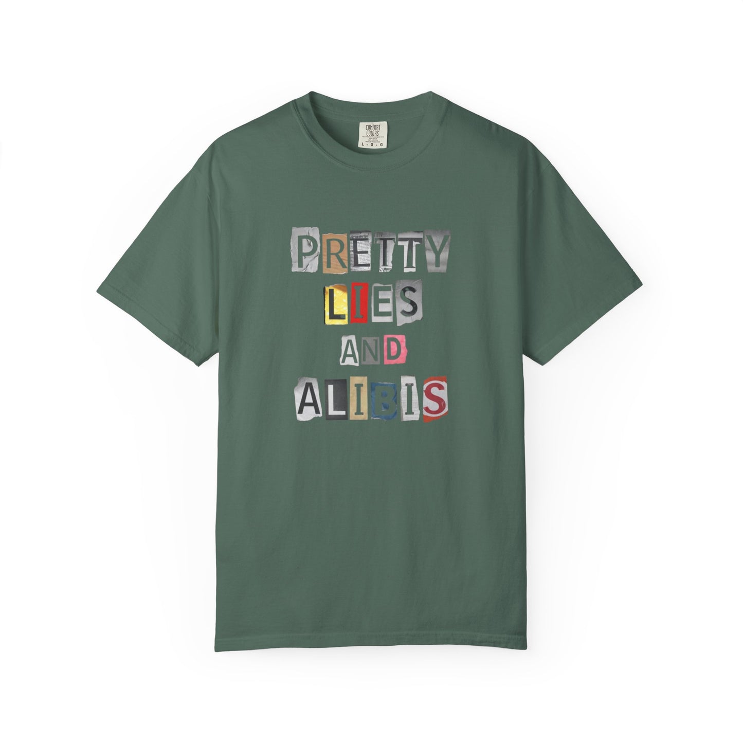 NEW — 'Pretty Lies and Alibis' Ransom Note Graphic Tee