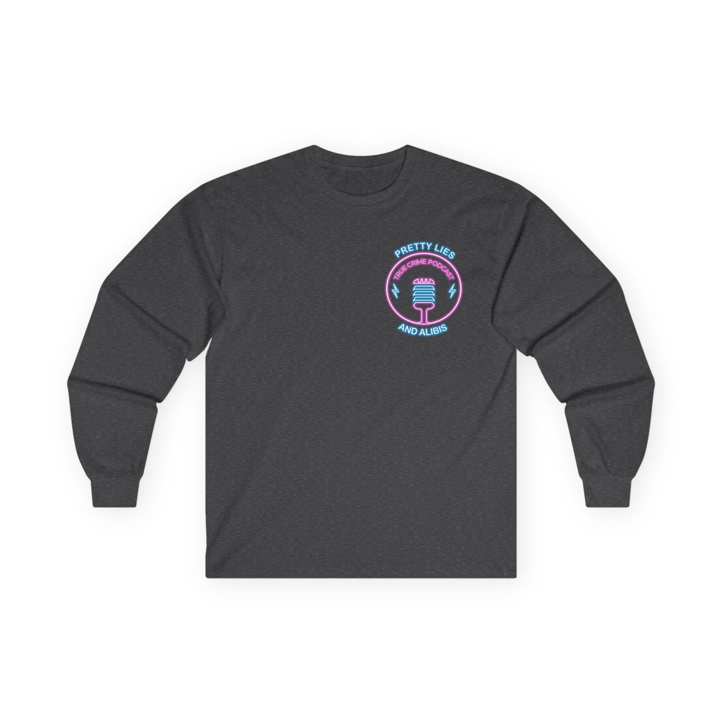Neon 'What Happens in Vegas' Long Sleeve Tee -Crime Con 26'