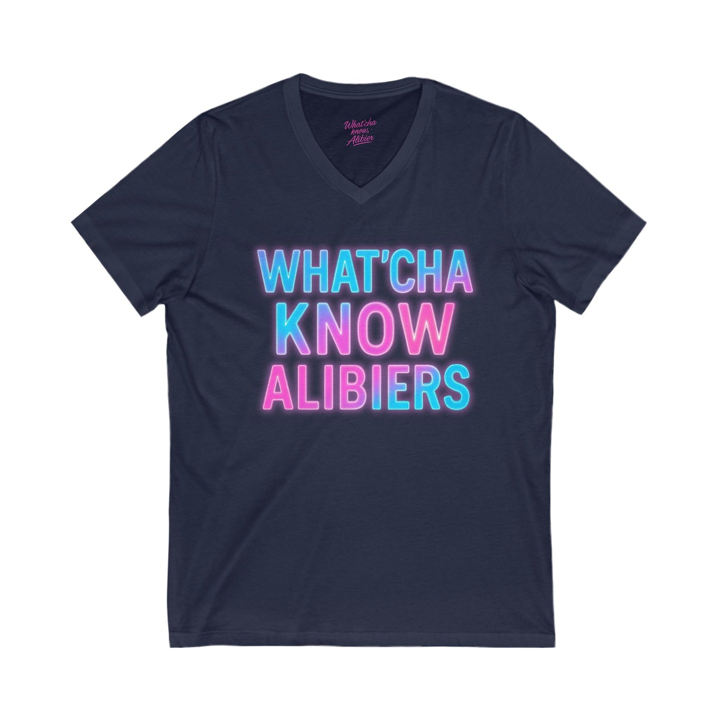 Whatcha Know Alibiers V-Neck Tee, NEW 2025