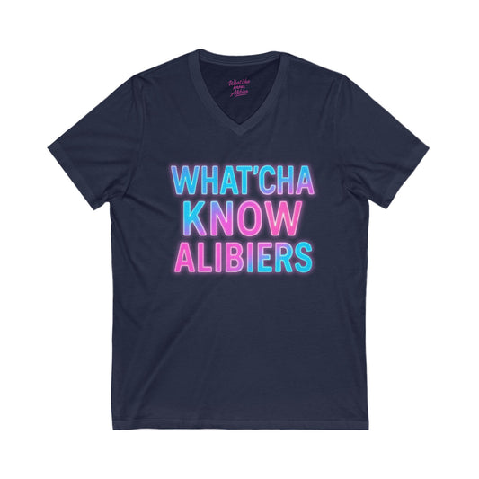 Whatcha Know Alibiers V-Neck Tee, NEW 2025
