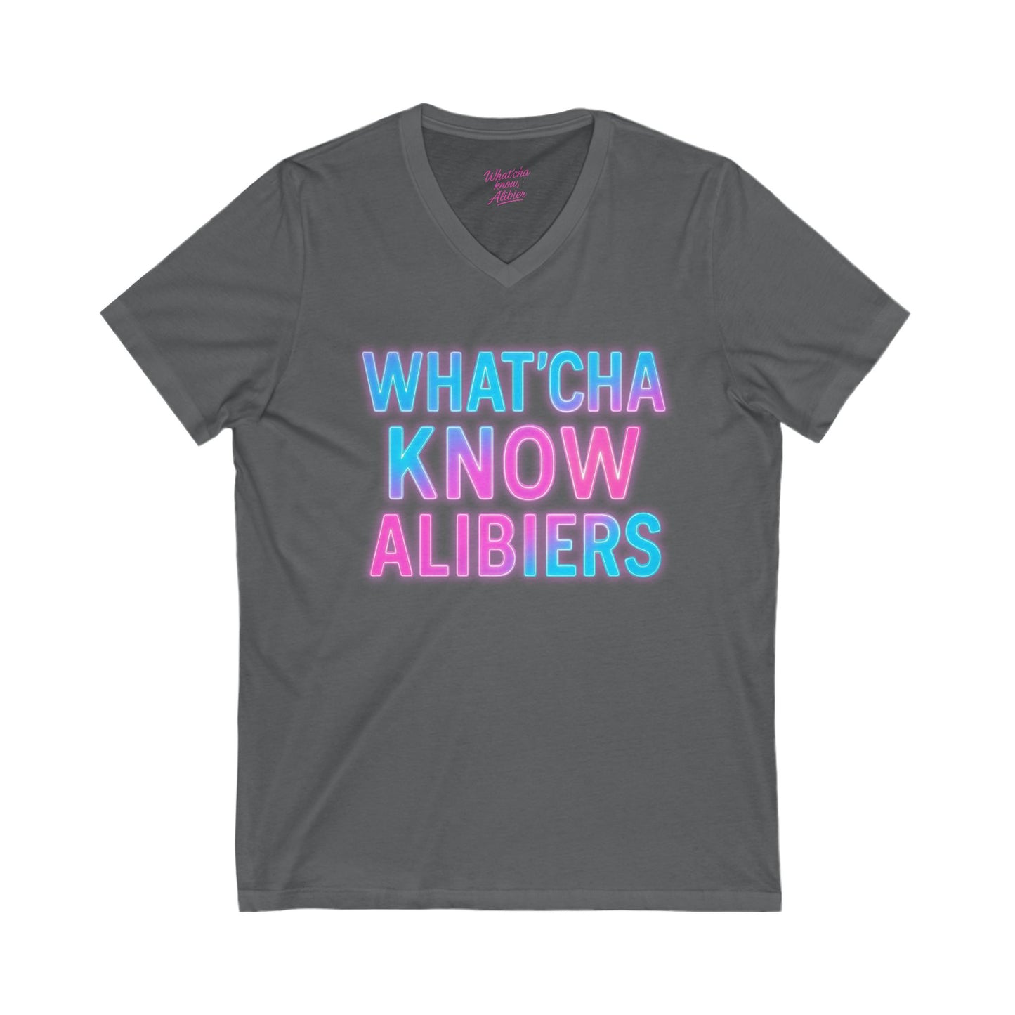 Whatcha Know Alibiers V-Neck Tee, NEW 2025