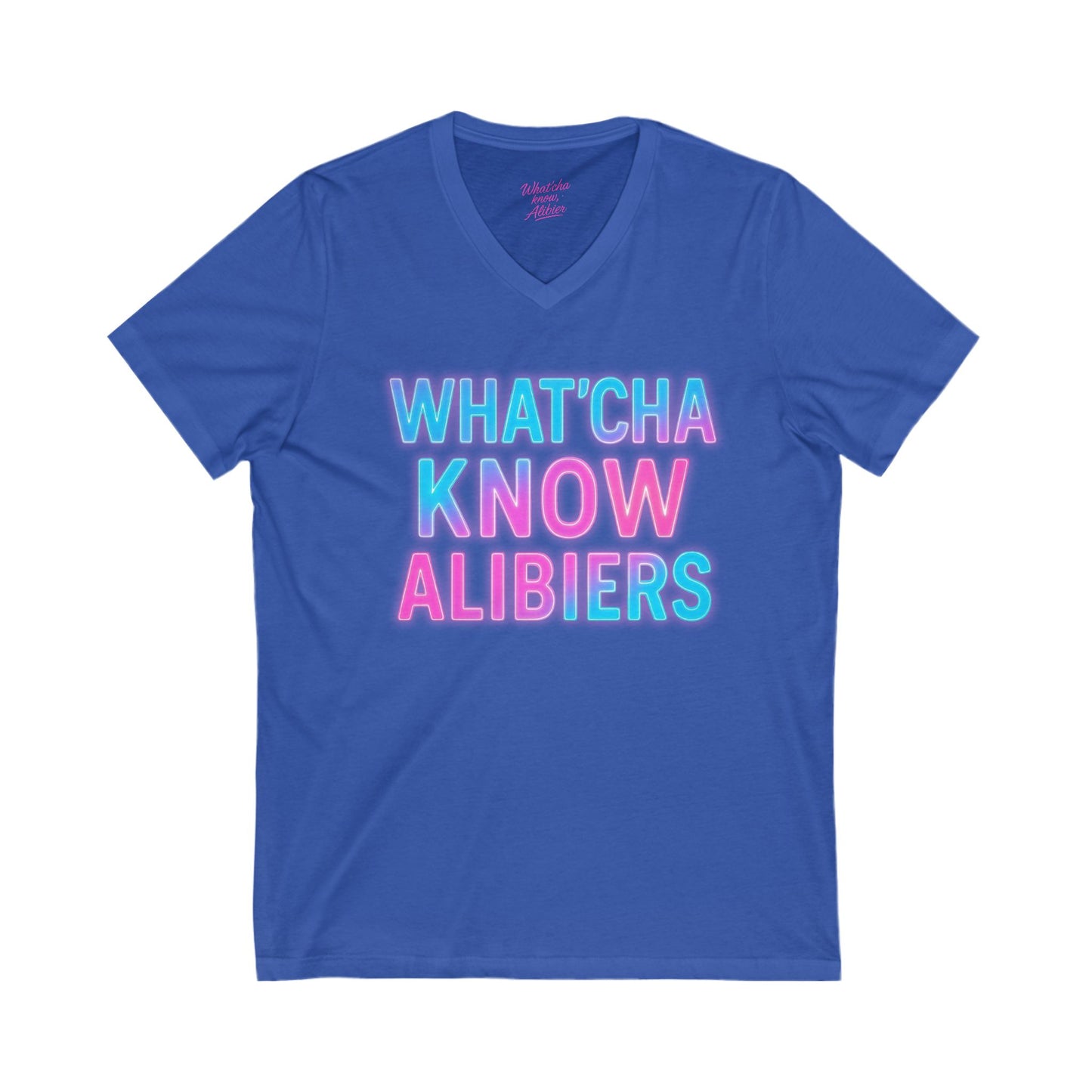 Whatcha Know Alibiers V-Neck Tee, NEW 2025