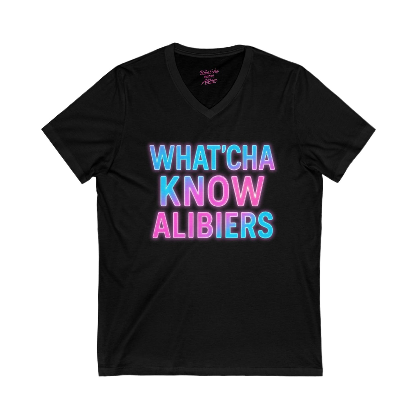 Whatcha Know Alibiers V-Neck Tee, NEW 2025