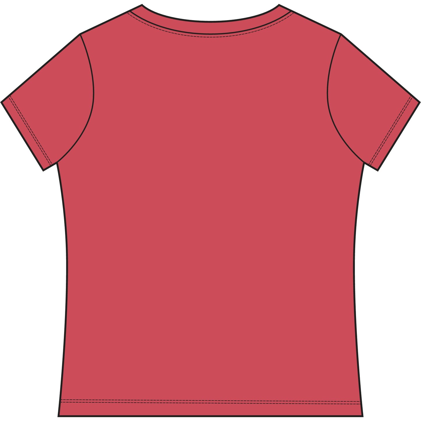 Travelers Rest Devildogs Women's V-Neck Game Tee — trhs Football Fan Shirt