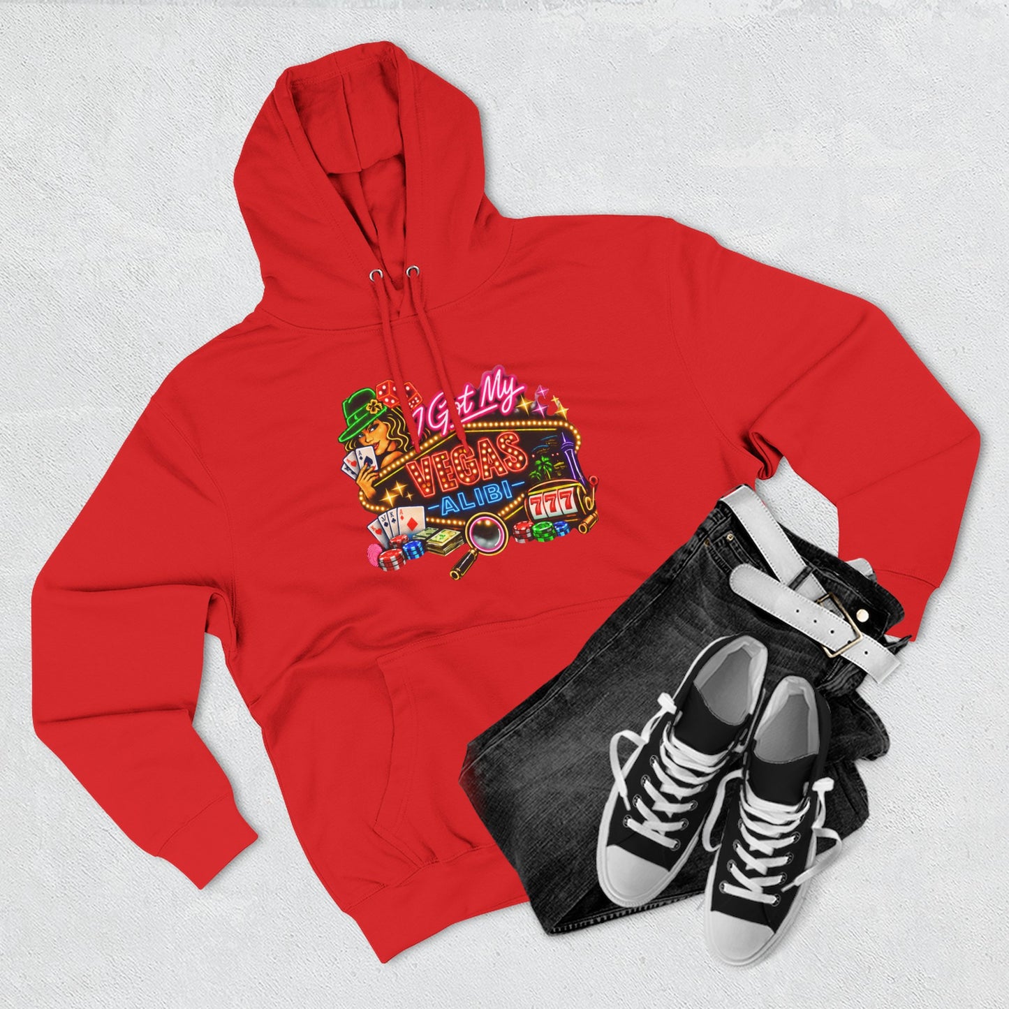 Hoodie — 'I Got My Vegas Alibi' (No Logo)