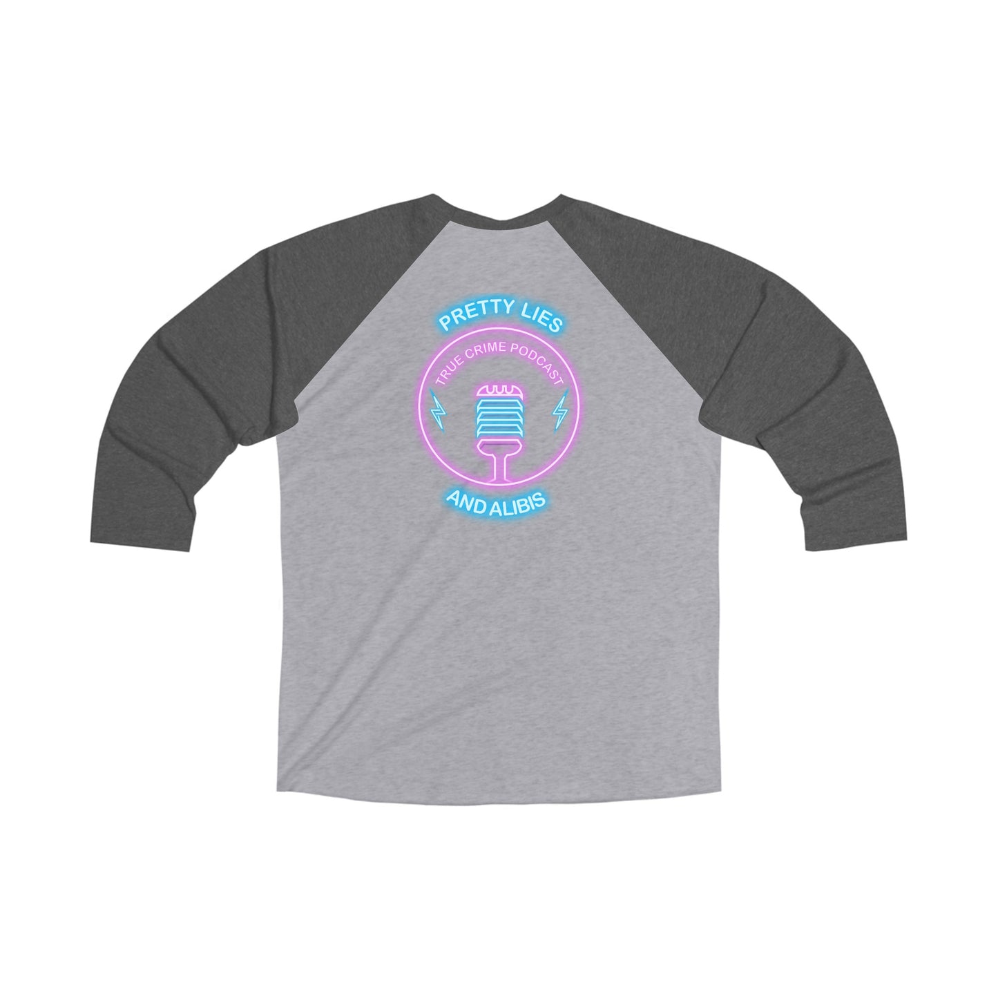 Alibier Fingerprint Unisex Tri-Blend 3\4 Raglan Tee