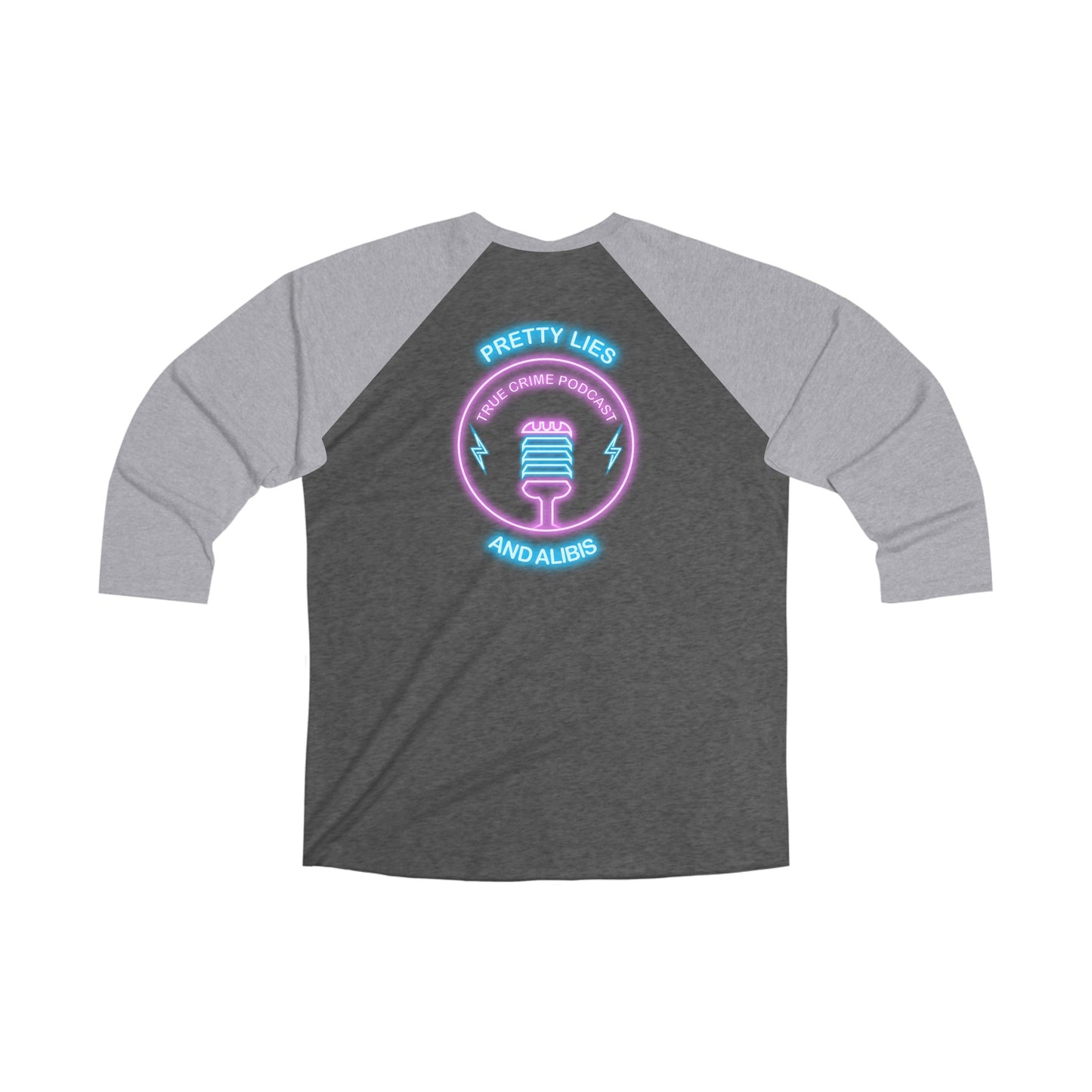 Alibier Fingerprint Unisex Tri-Blend 3\4 Raglan Tee