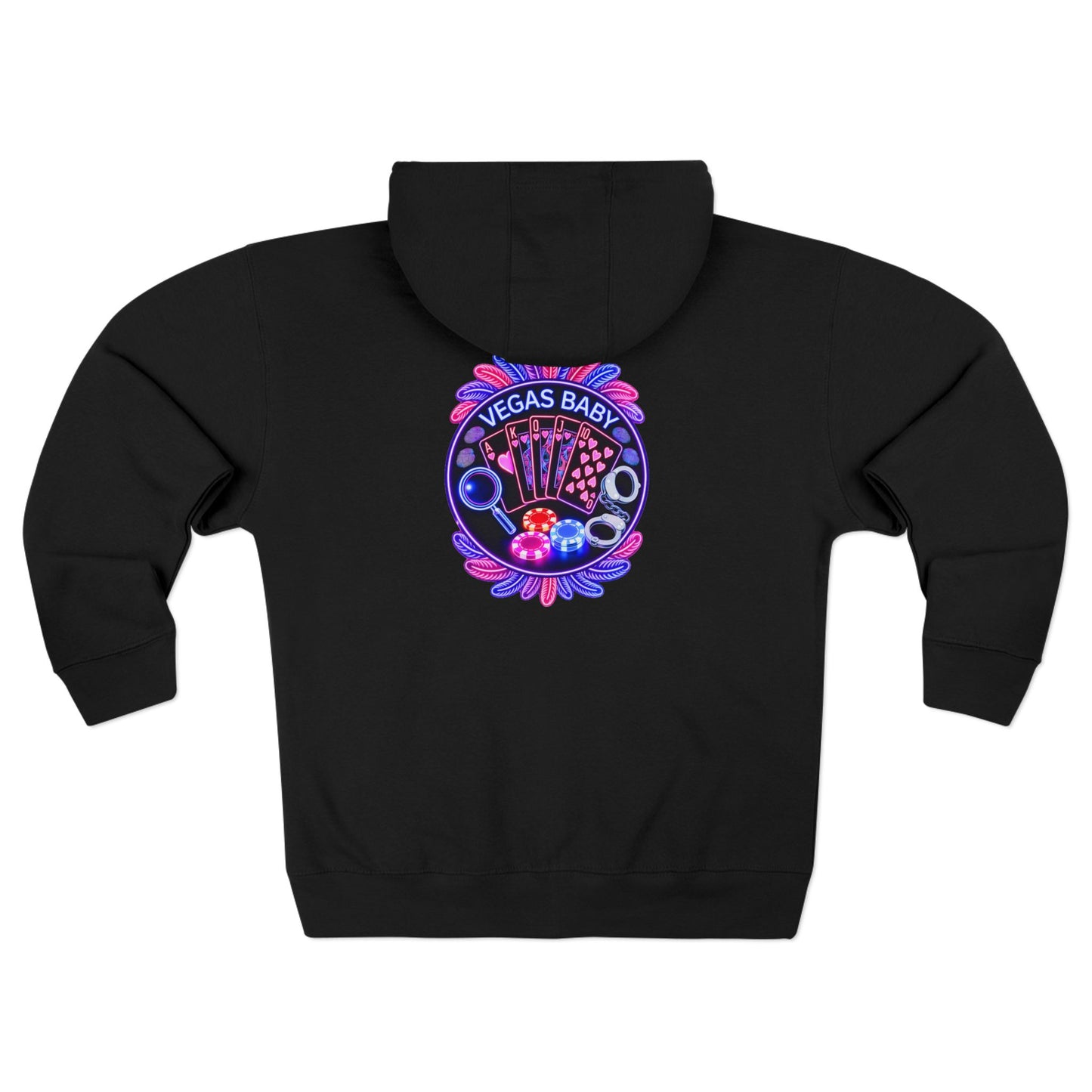 Vegas Baby Zip Hoodie — Crime Con 26'