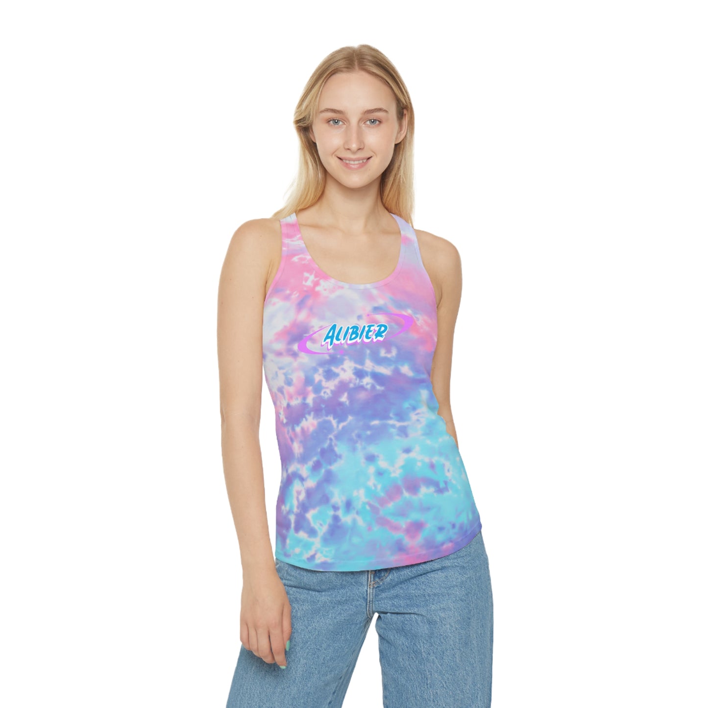 Alibier Tie Dye Racerback Tank Top