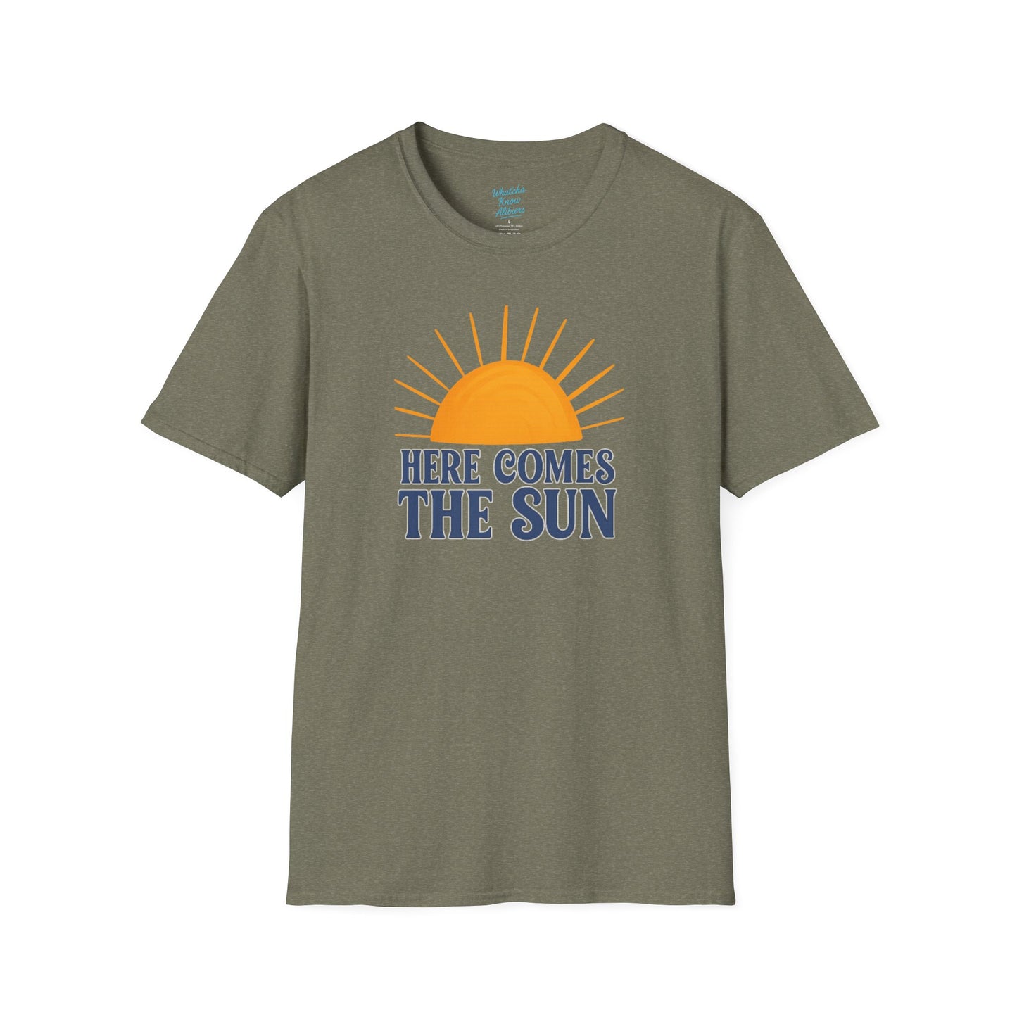 Here Comes the Sun Unisex Softstyle T-Shirt, New 2025