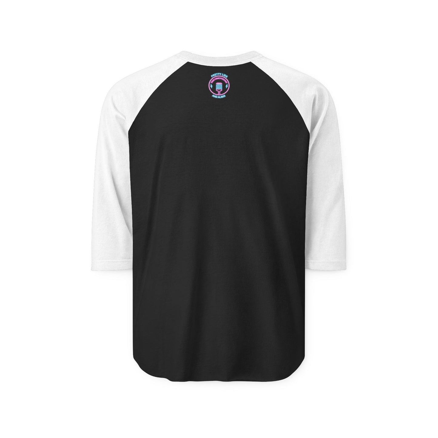 Las Vegas Neon Badge Raglan Shirt  "What Happens In Vegas" Crime Con 26' (Design 2)