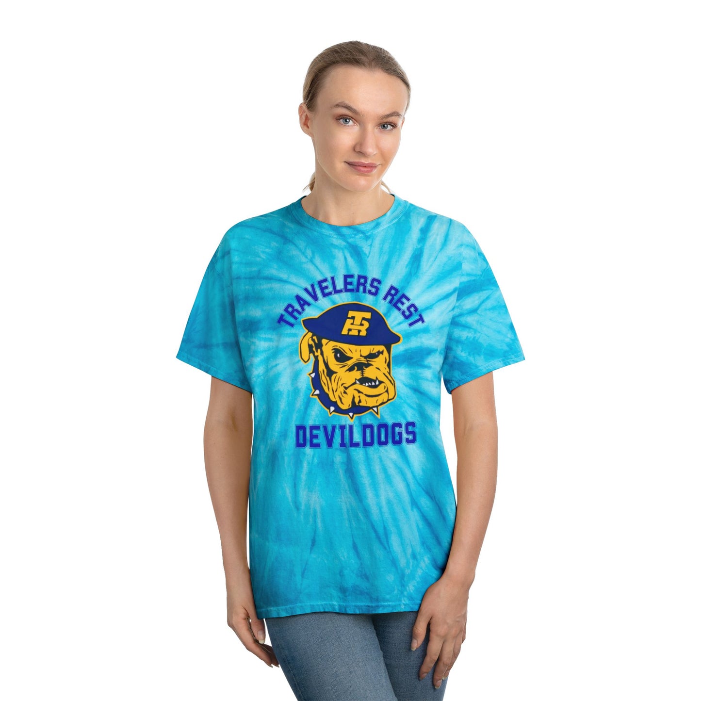 Tie-Dye Tee, Cyclone - TRHS School Spirit Shirt - GO DEVILDOGS