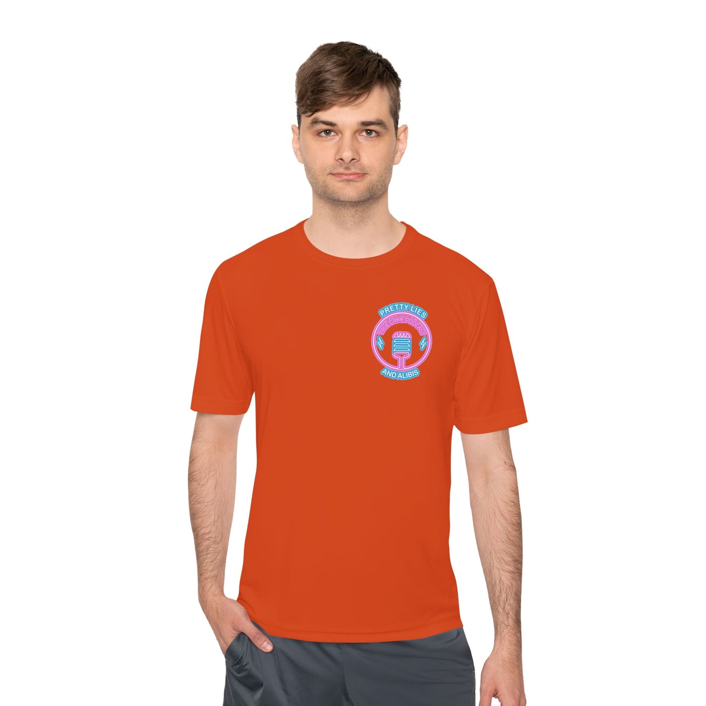 Moisture-Wicking Tee — "Stack Chips Not Charges" Crime Con 26'