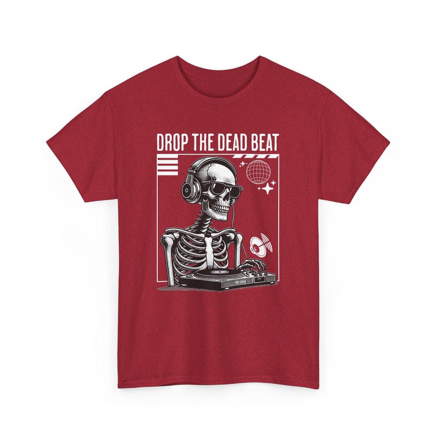 Halloween Drop The Dead Beat Unisex Heavy Cotton Tee