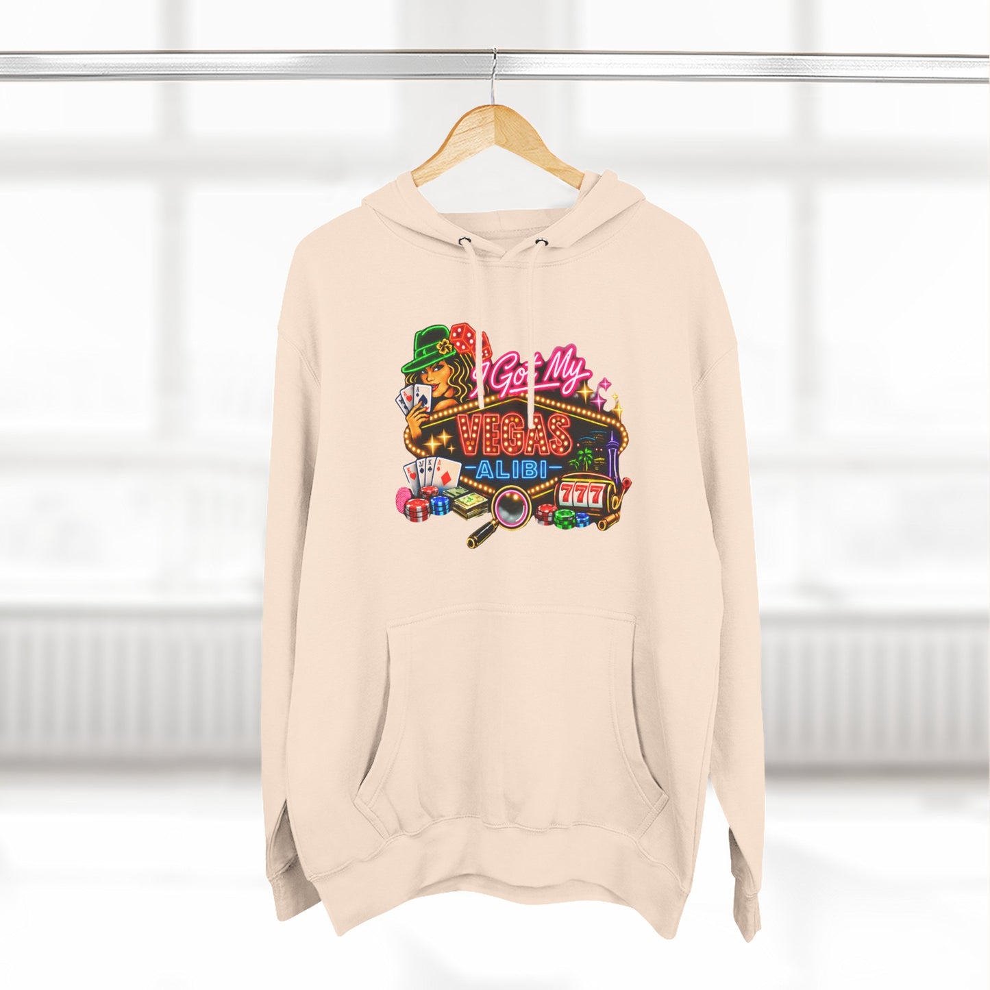 Hoodie — 'I Got My Vegas Alibi' (No Logo)