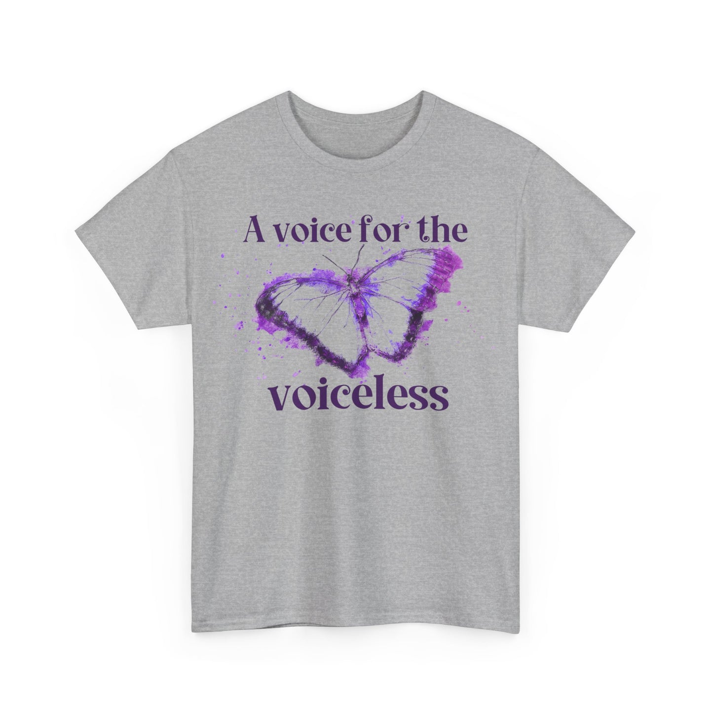 Voice For The Voiceless Unisex Heavy Cotton Tee