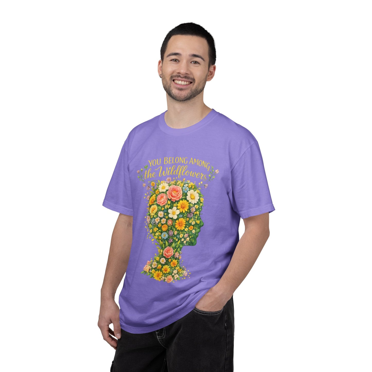 NEW Lyrics T‑Shirt — “You Belong Among the Wildflowers”