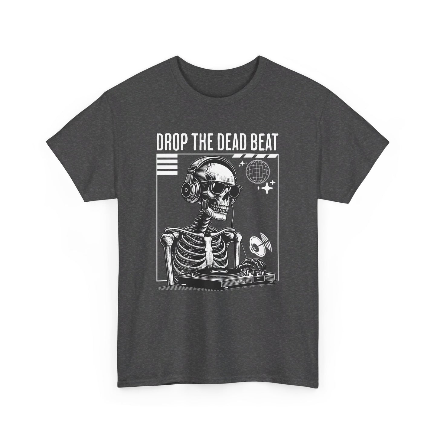 Halloween Drop The Dead Beat Unisex Heavy Cotton Tee