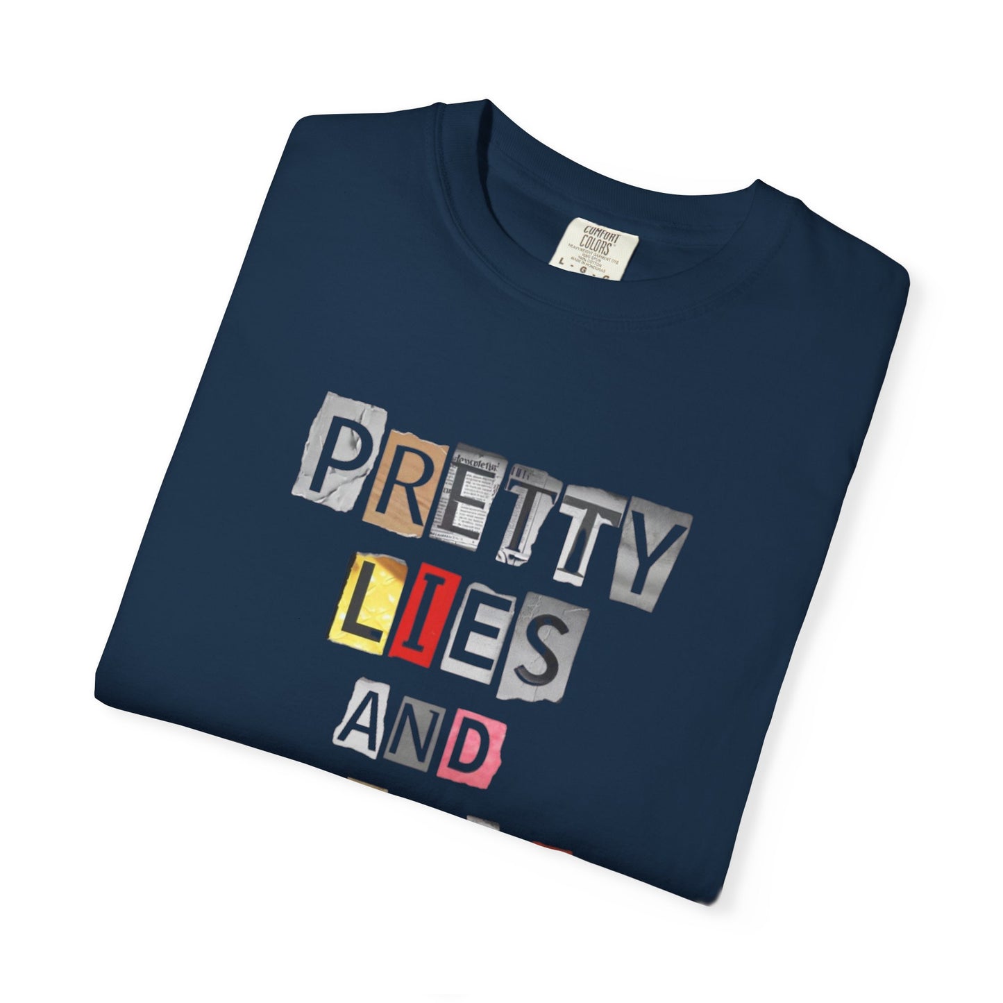 NEW — 'Pretty Lies and Alibis' Ransom Note Graphic Tee