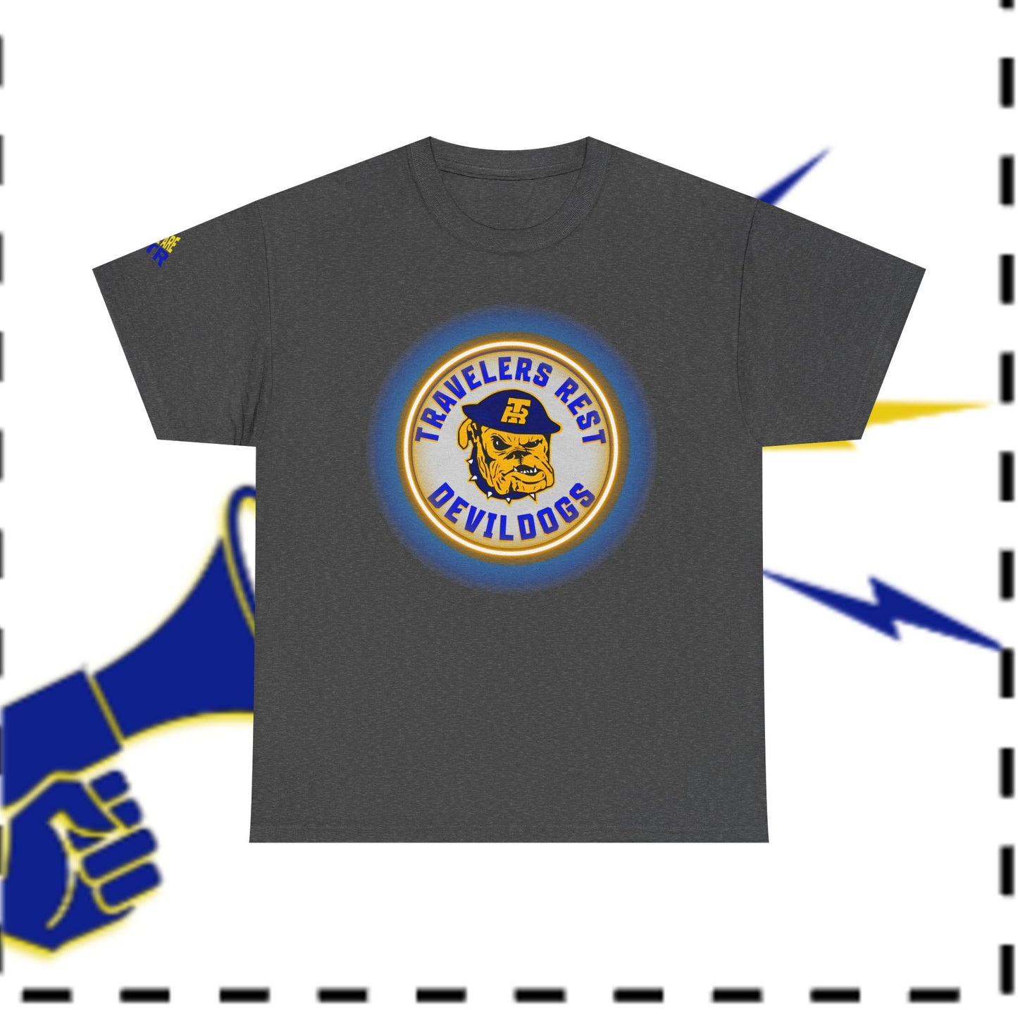 TRHS School Spirit Glow Shirt - GO DEVILDOGS