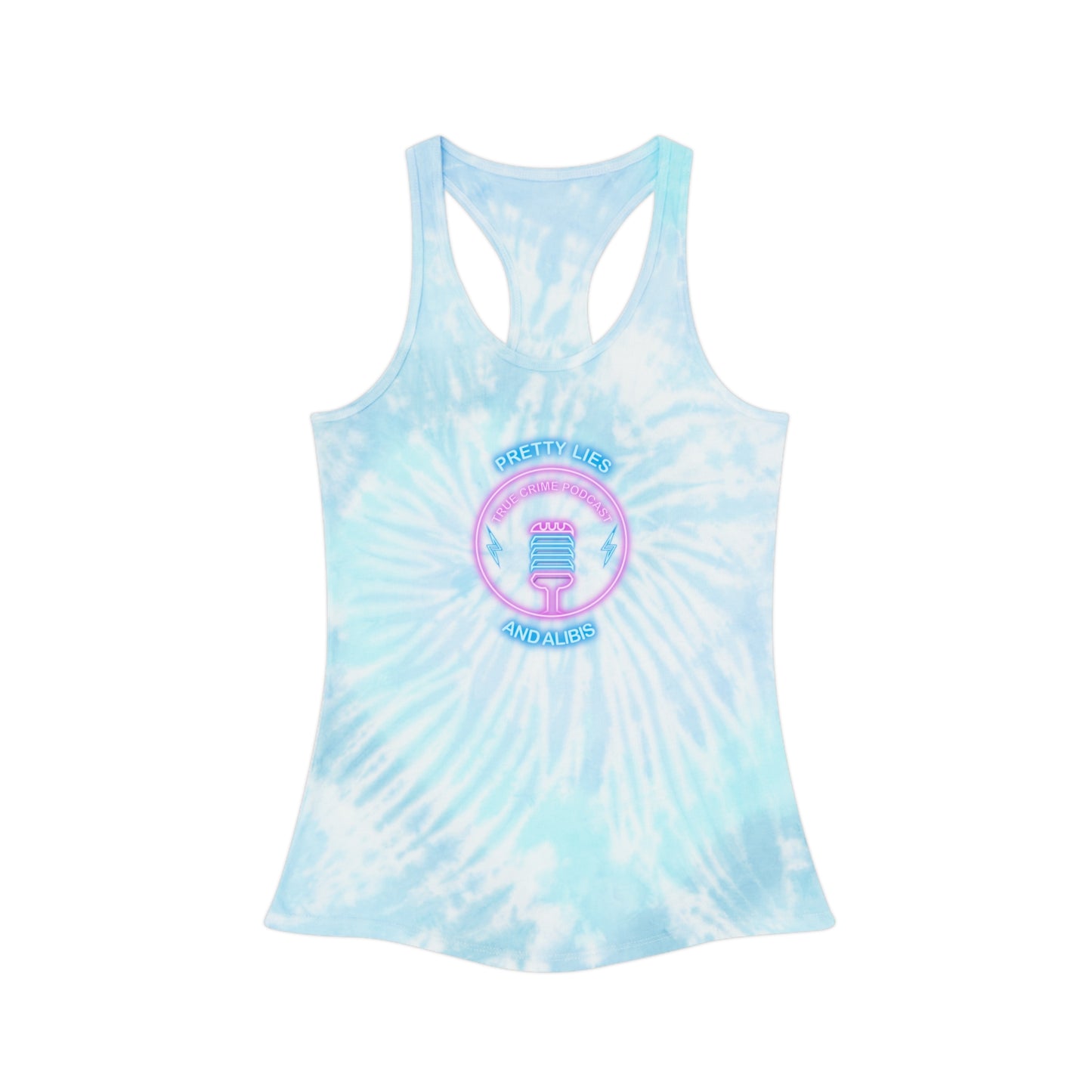 Logo Tie Dye Racerback Tank Top