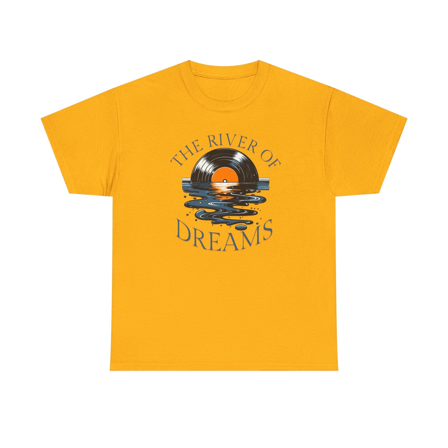Unisex Heavy Cotton Lyrics Tee River of Dreams- New 2025
