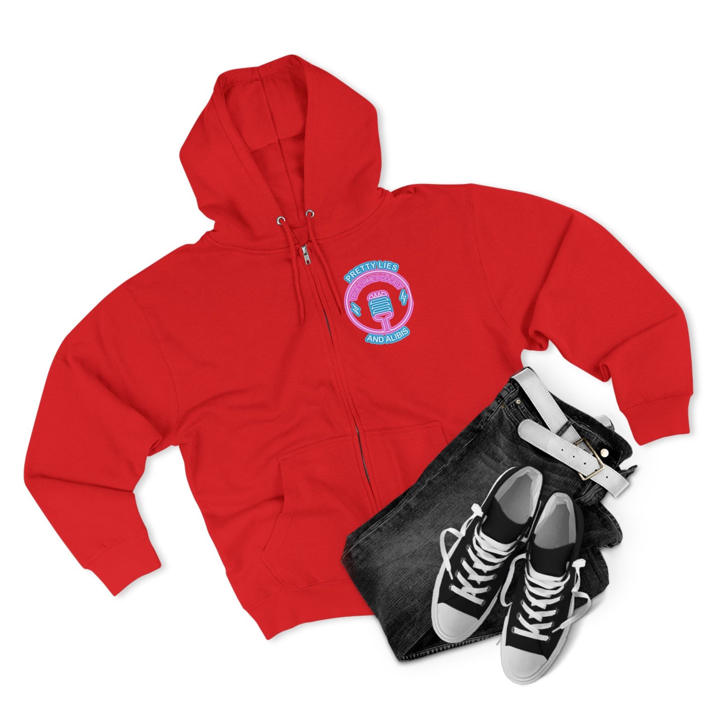 Unisex Zip Hoodie "Stack Chips Not Charges" Crime Con 26'