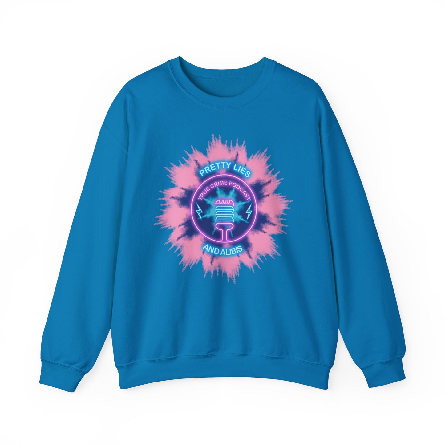 Tie Dye Burst Unisex Heavy Blend™ Crewneck Sweatshirt