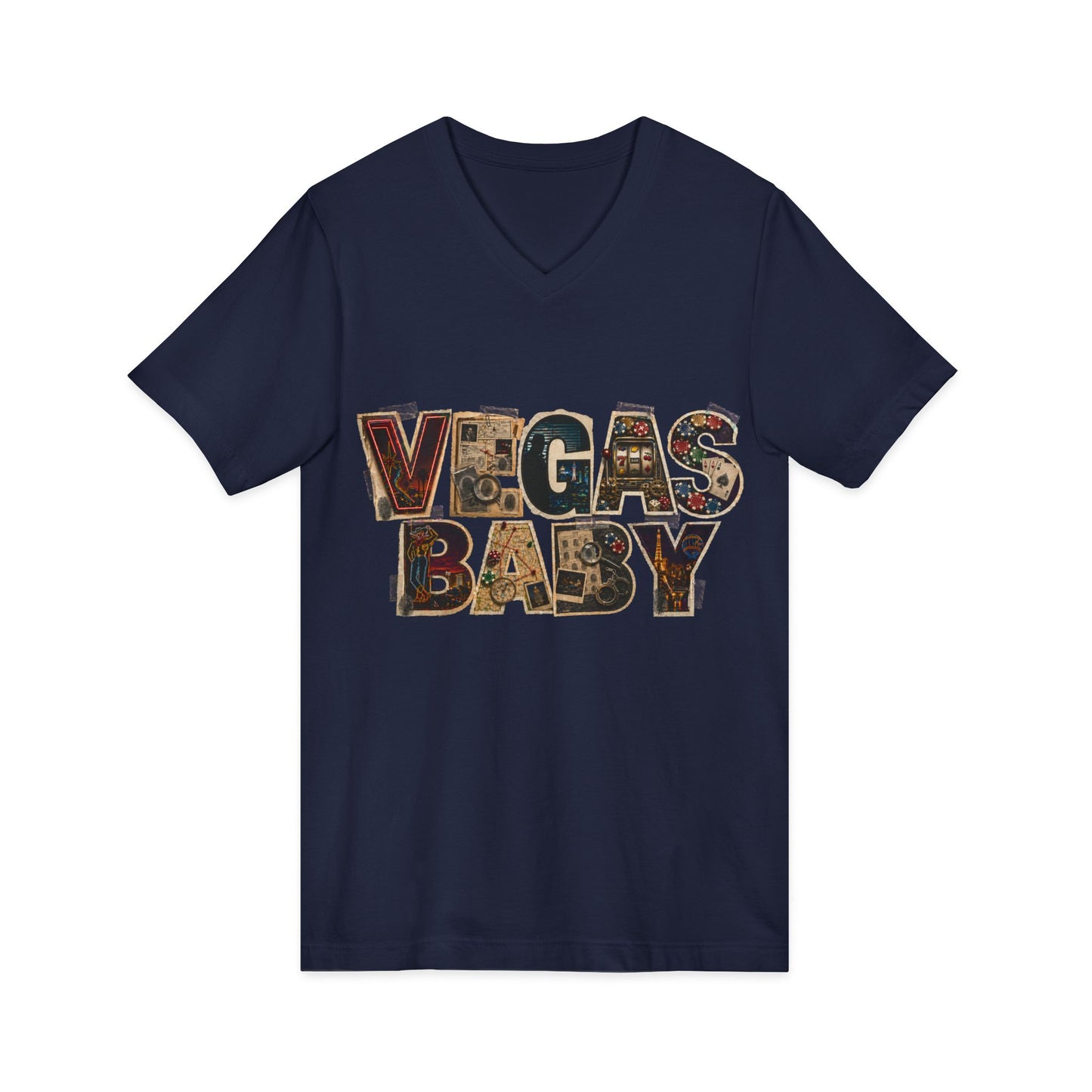 Ransom Vegas Baby V-Neck Tee — Crime Con 26' (No Logo)