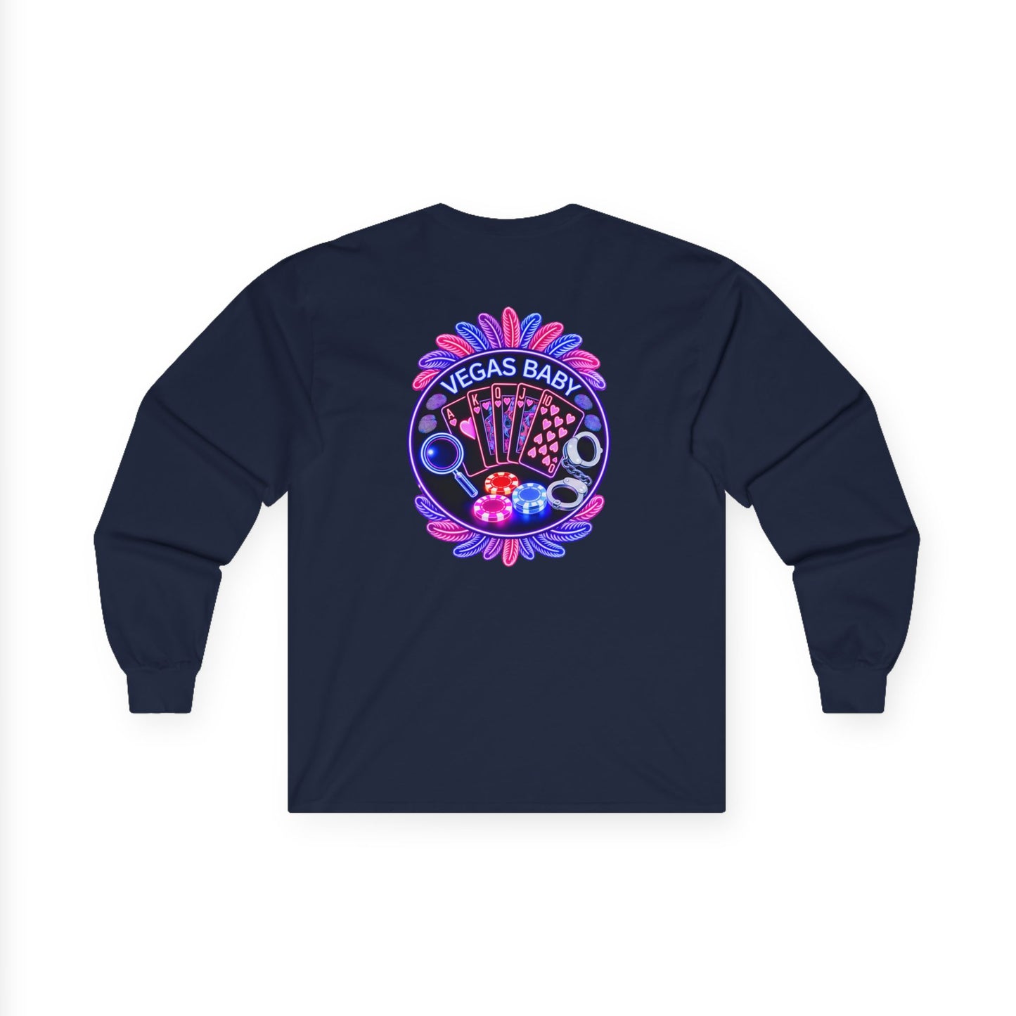 Vegas Baby Long Sleeve Tee — Crime Con 26'