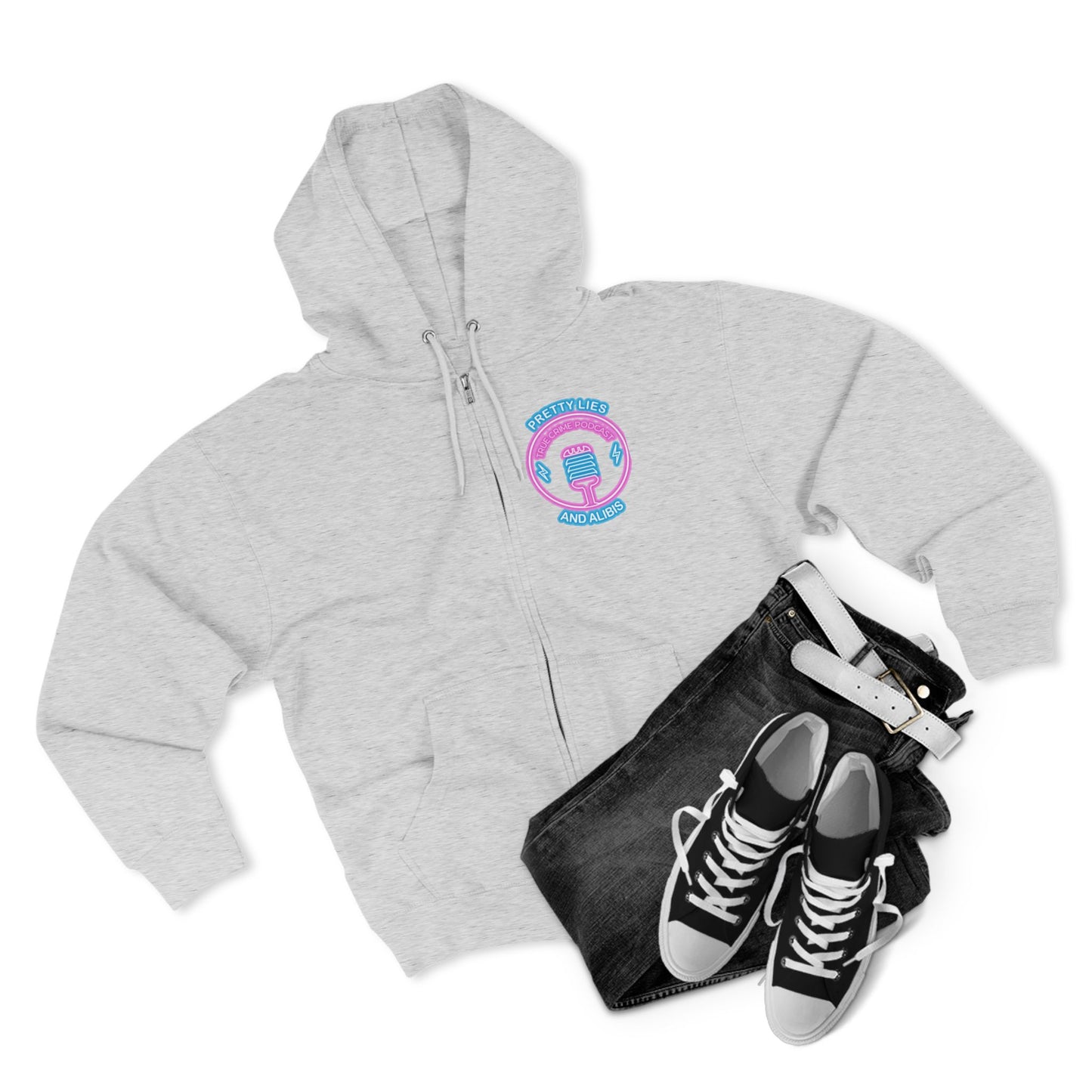 Unisex Zip Hoodie "Stack Chips Not Charges" Crime Con 26'