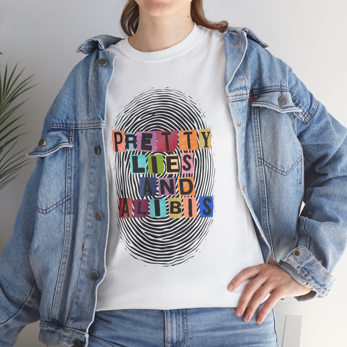 NEW! 'Pretty Lies and Alibis' Ransom Unisex Heavy Cotton Tee - Trendy Statement Shirt for Casual Style