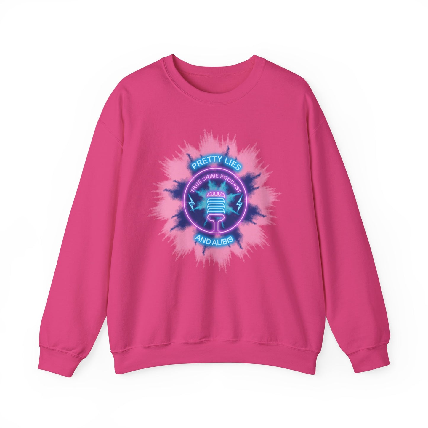 Tie Dye Burst Unisex Heavy Blend™ Crewneck Sweatshirt