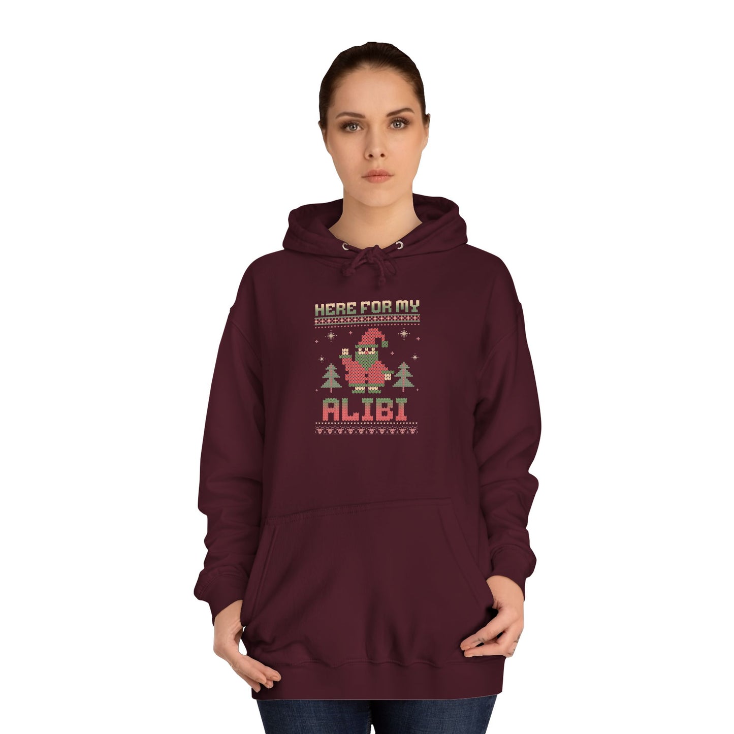 Christmas Alibi Hoodie for Unisex